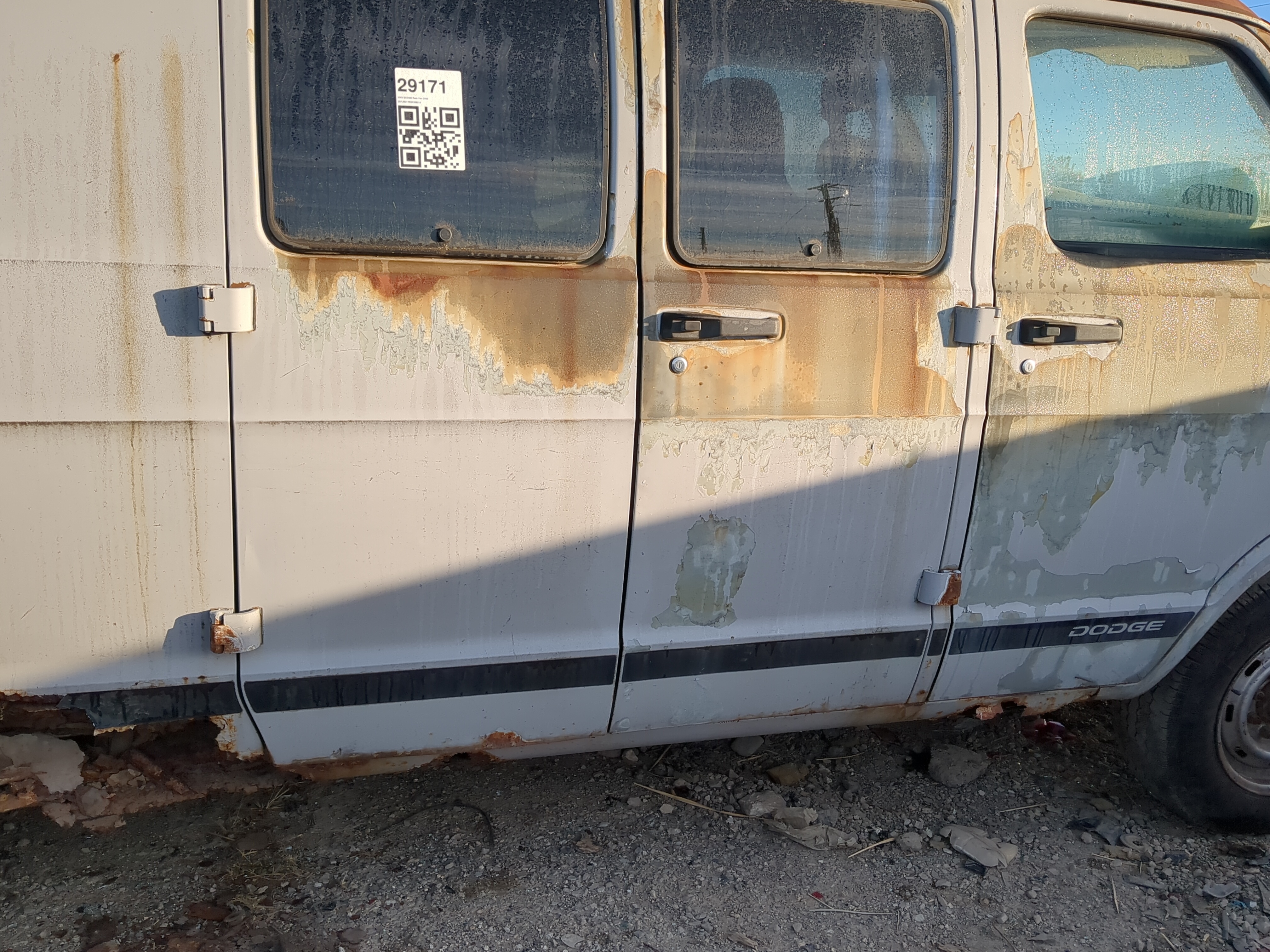 2003 Dodge Ram Van 2500 Passenger Rear Door Oem 1218746 - Oemusedautoparts1.com