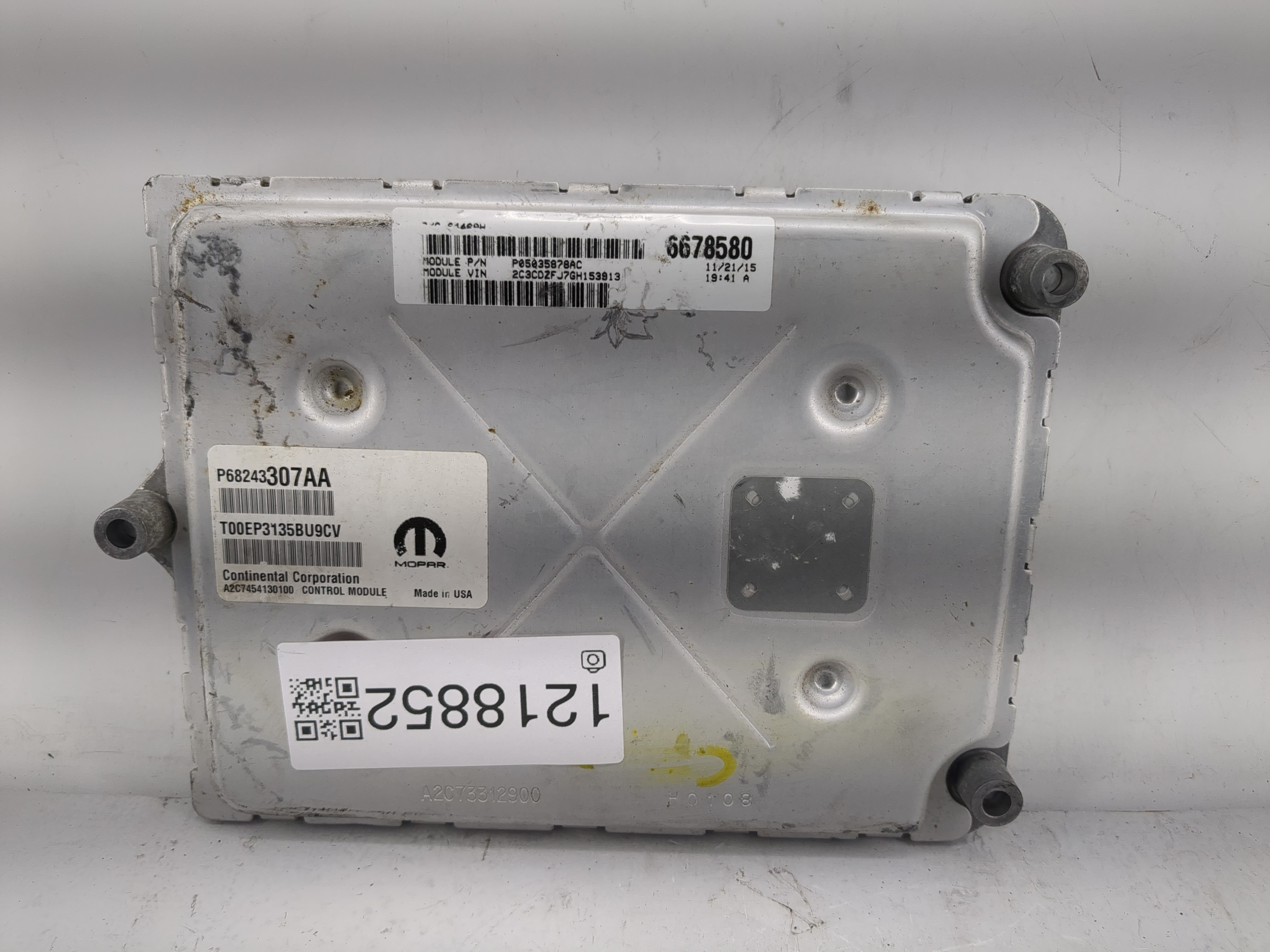 2016-2017 Dodge Challenger Engine Control Computer Ecu Pcm Ecm Pcu Oem 1218852 - Oemusedautoparts1.com