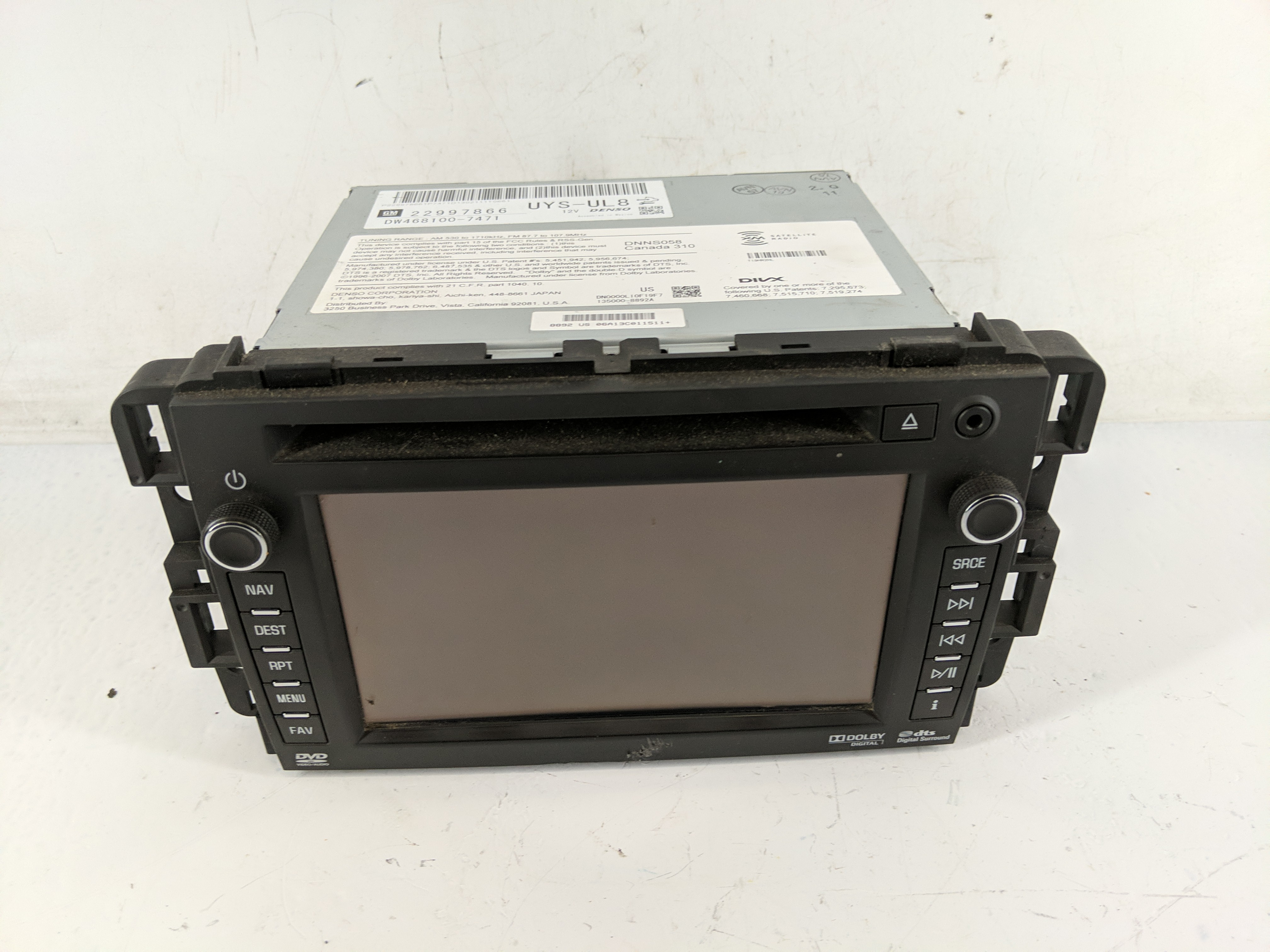 2013-2013 Gmc Sierra 1500 Am Fm Cd Player Radio Receiver 1219013 - Oemusedautoparts1.com