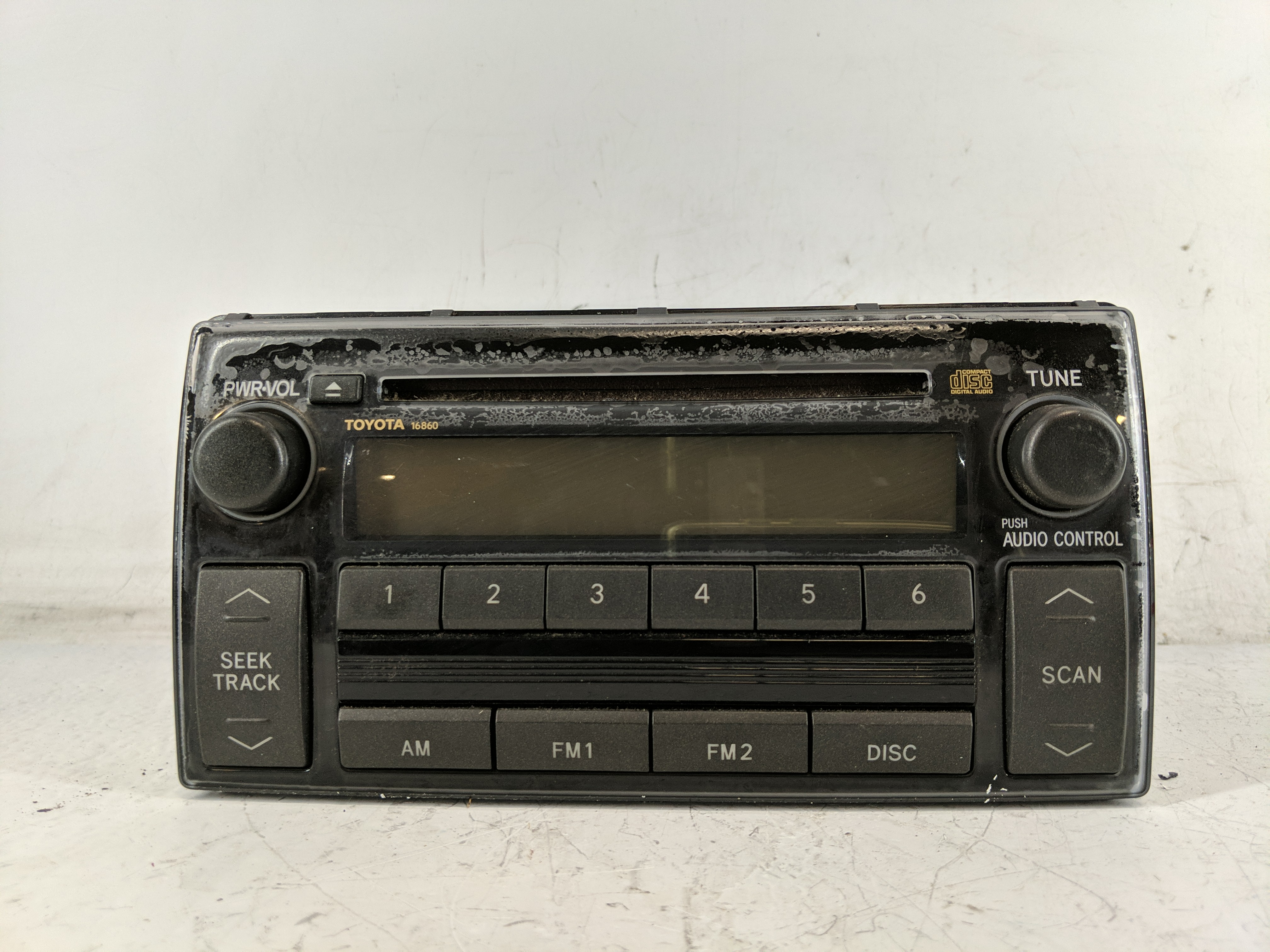 2005-2006 Toyota Camry Am Fm Cd Player Radio Receiver 1219046 - Oemusedautoparts1.com
