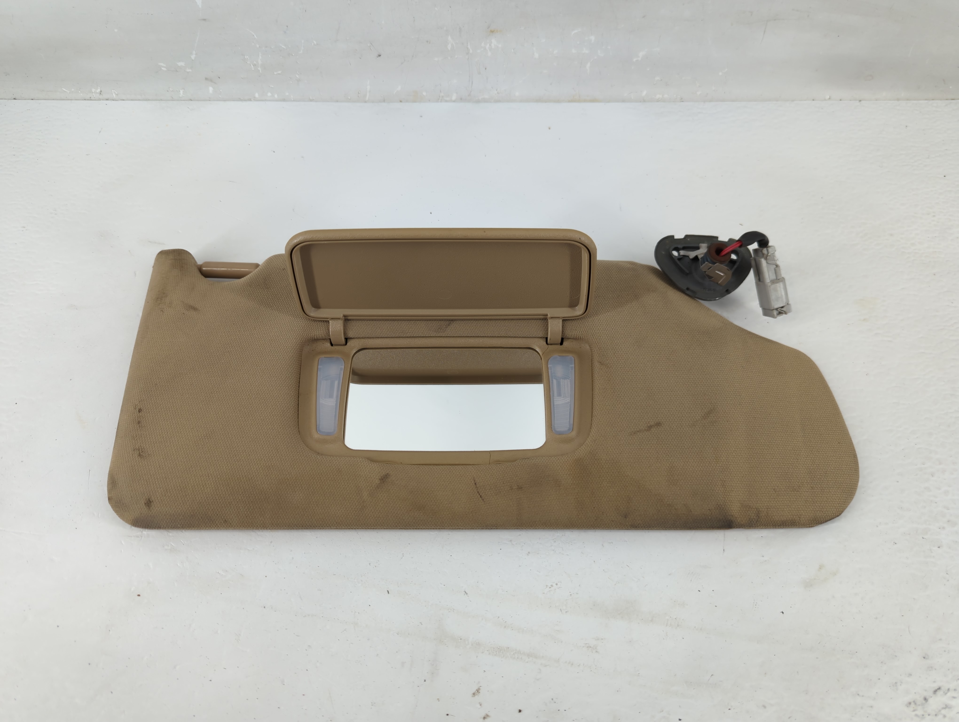 2005-2007 Honda Accord Passenger Sun Visor Mirror Right Sunvisor Beige 1219139 - Oemusedautoparts1.com