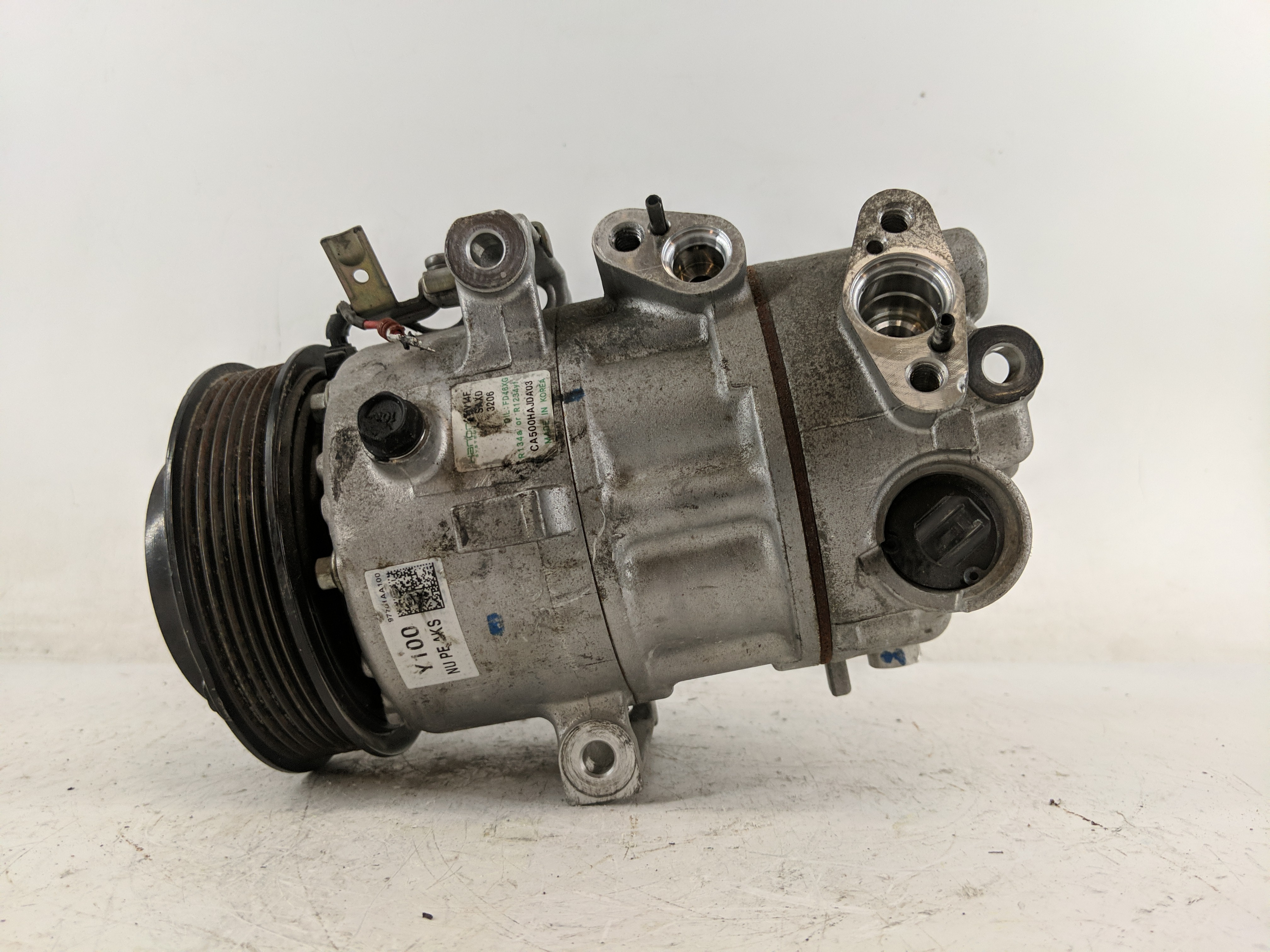2021-2022 Hyundai Elantra Air Conditioning A/c Ac Compressor Oem 1219149 - Oemusedautoparts1.com