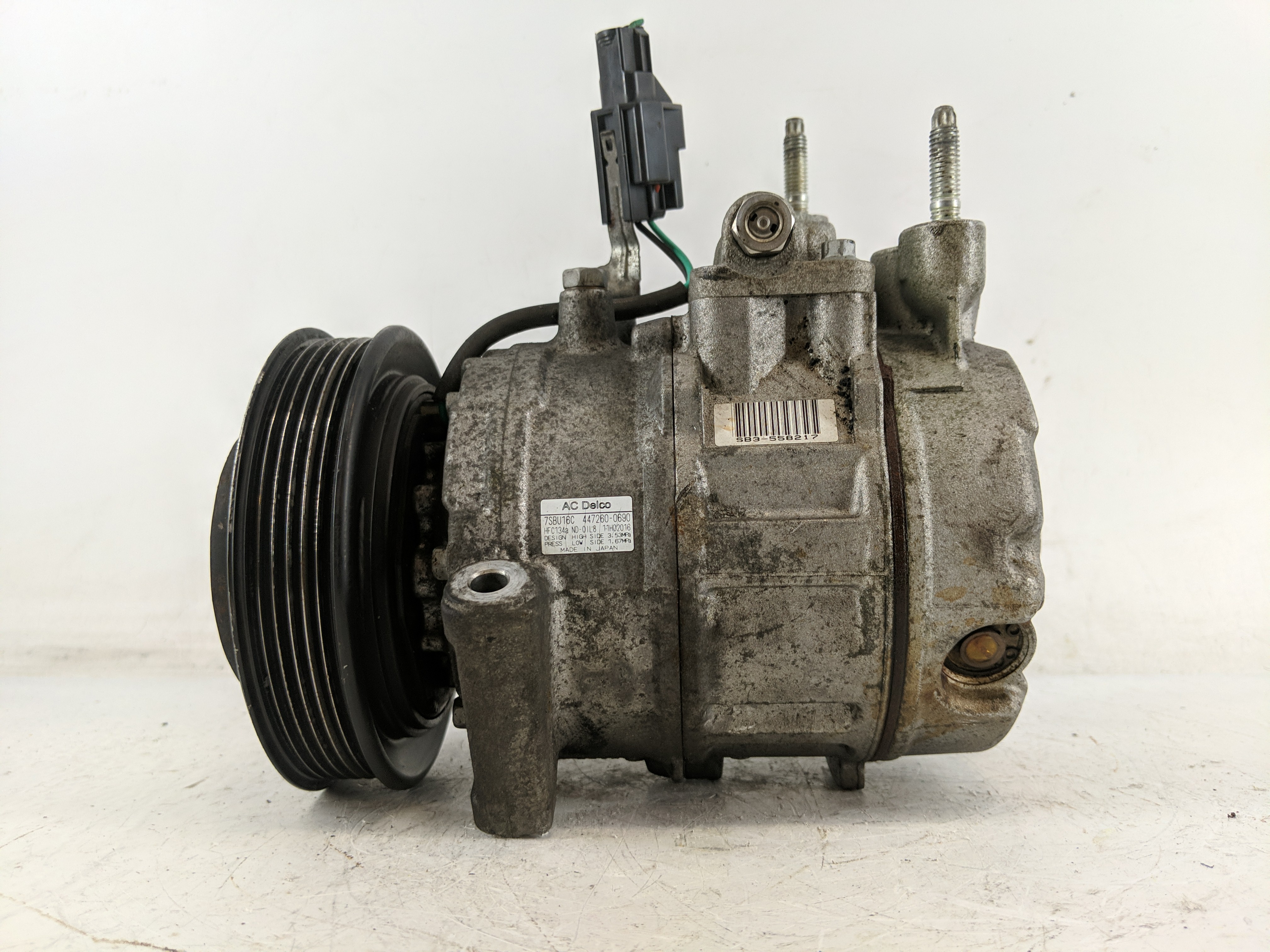2006-2008 Buick Lucerne Air Conditioning A/c Ac Compressor Oem 1219169 - Oemusedautoparts1.com