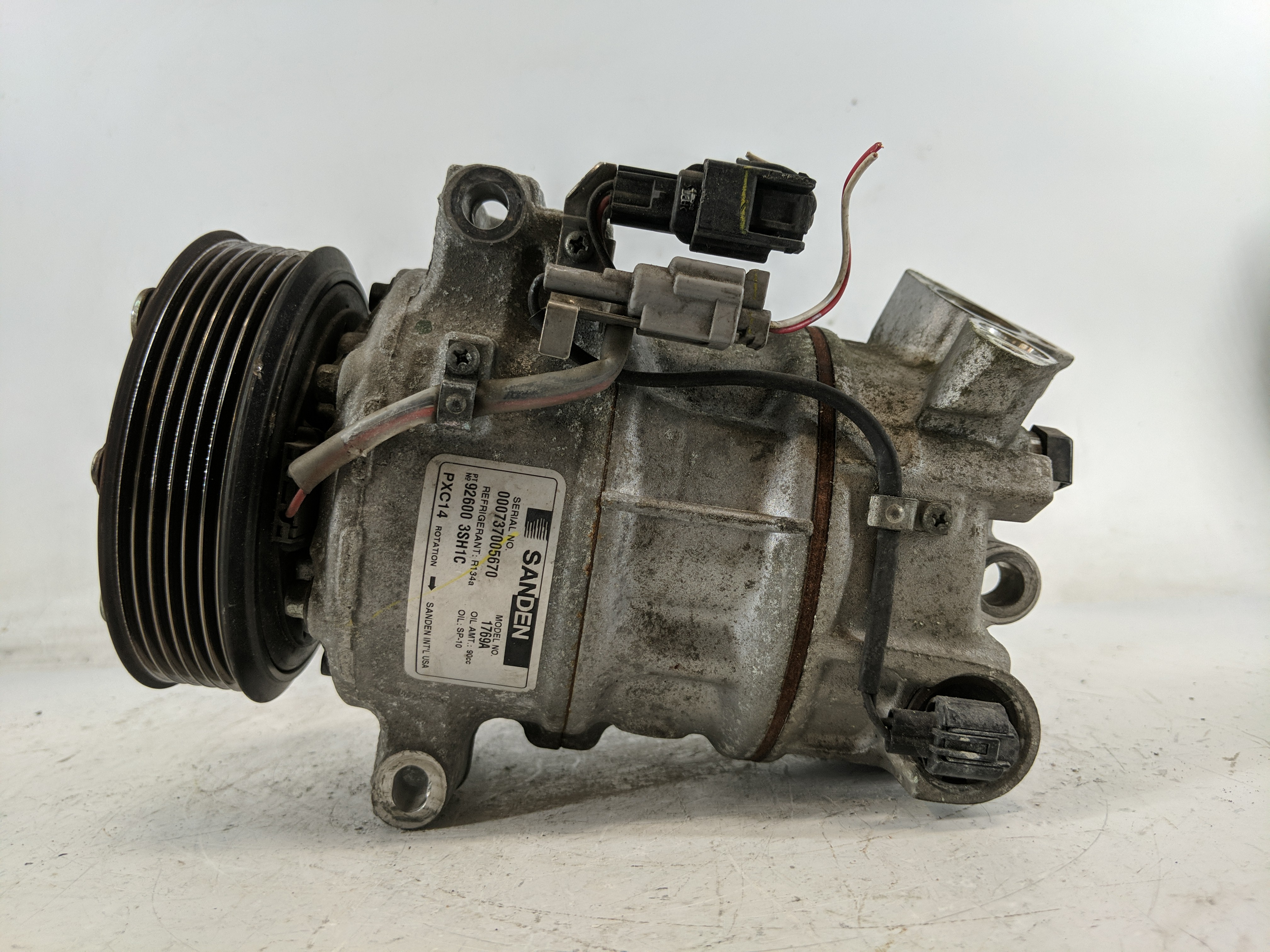 2013-2019 Nissan Sentra Air Conditioning A/c Ac Compressor Oem 1219177 - Oemusedautoparts1.com