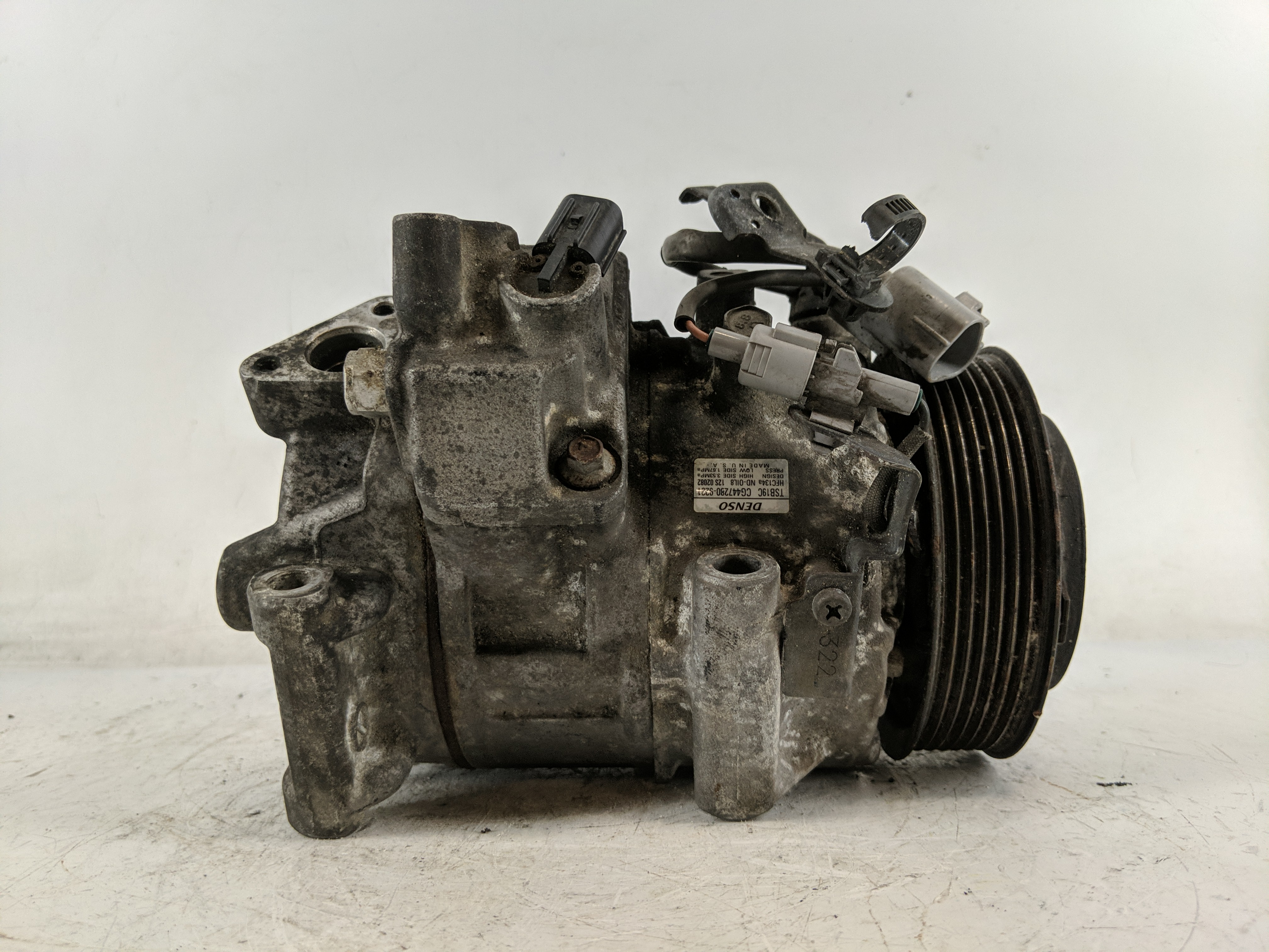 2015-2016 Toyota Sienna Air Conditioning A/c Ac Compressor Oem 1219180 - Oemusedautoparts1.com