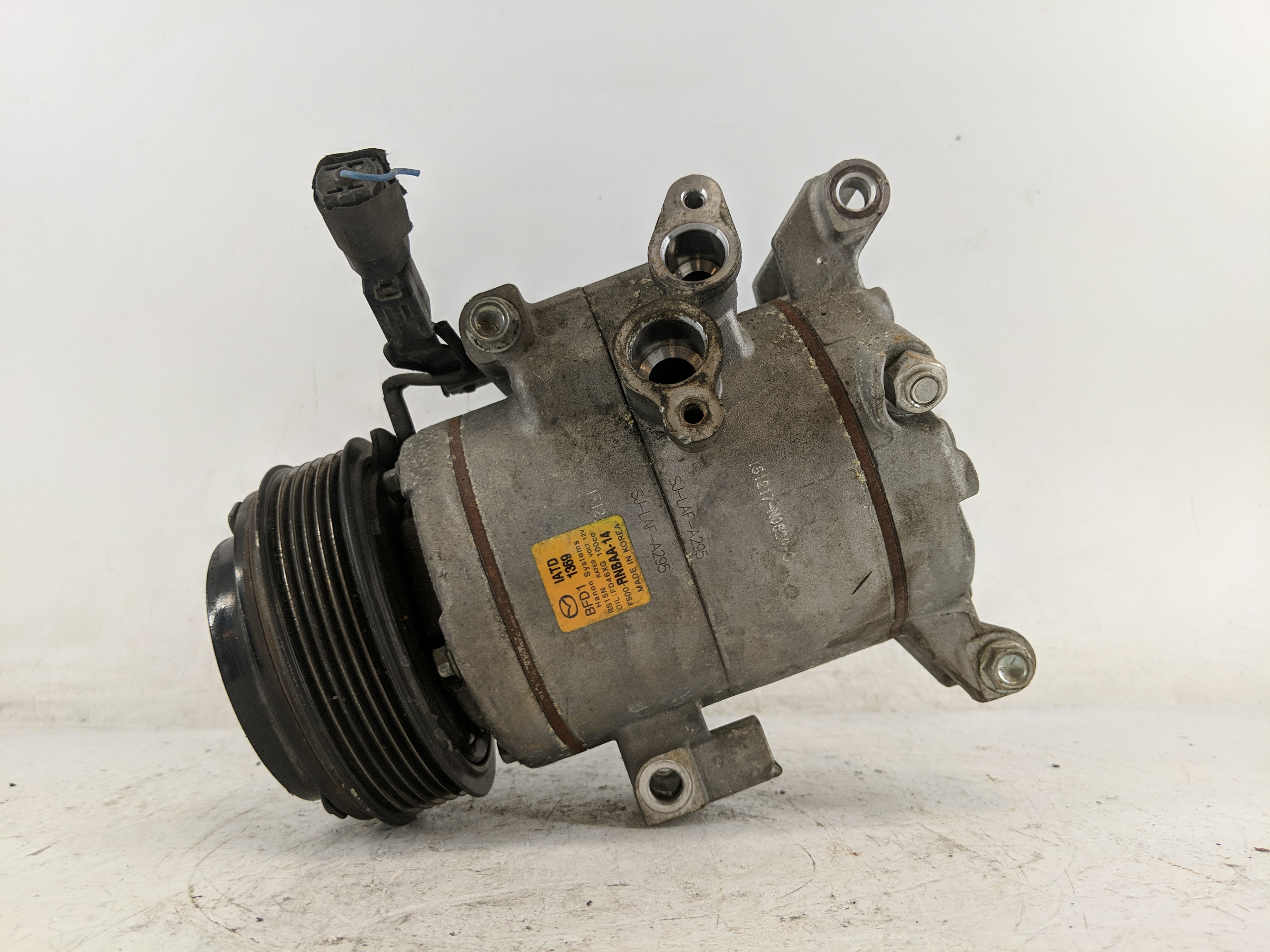 2014-2021 Mazda 6 Air Conditioning A/c Ac Compressor Oem 1219185 - Oemusedautoparts1.com