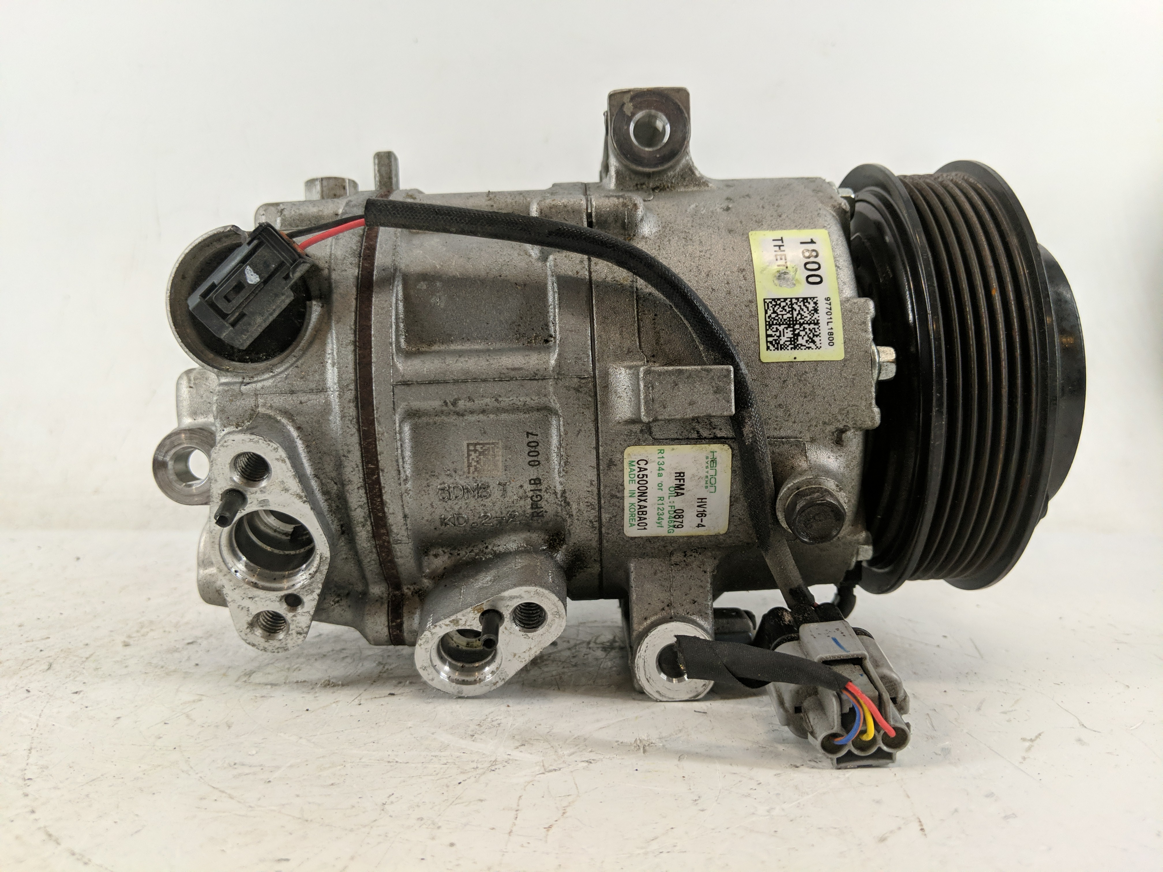 2022-2022 Hyundai Tucson Air Conditioning A/c Ac Compressor Oem 1219186 - Oemusedautoparts1.com