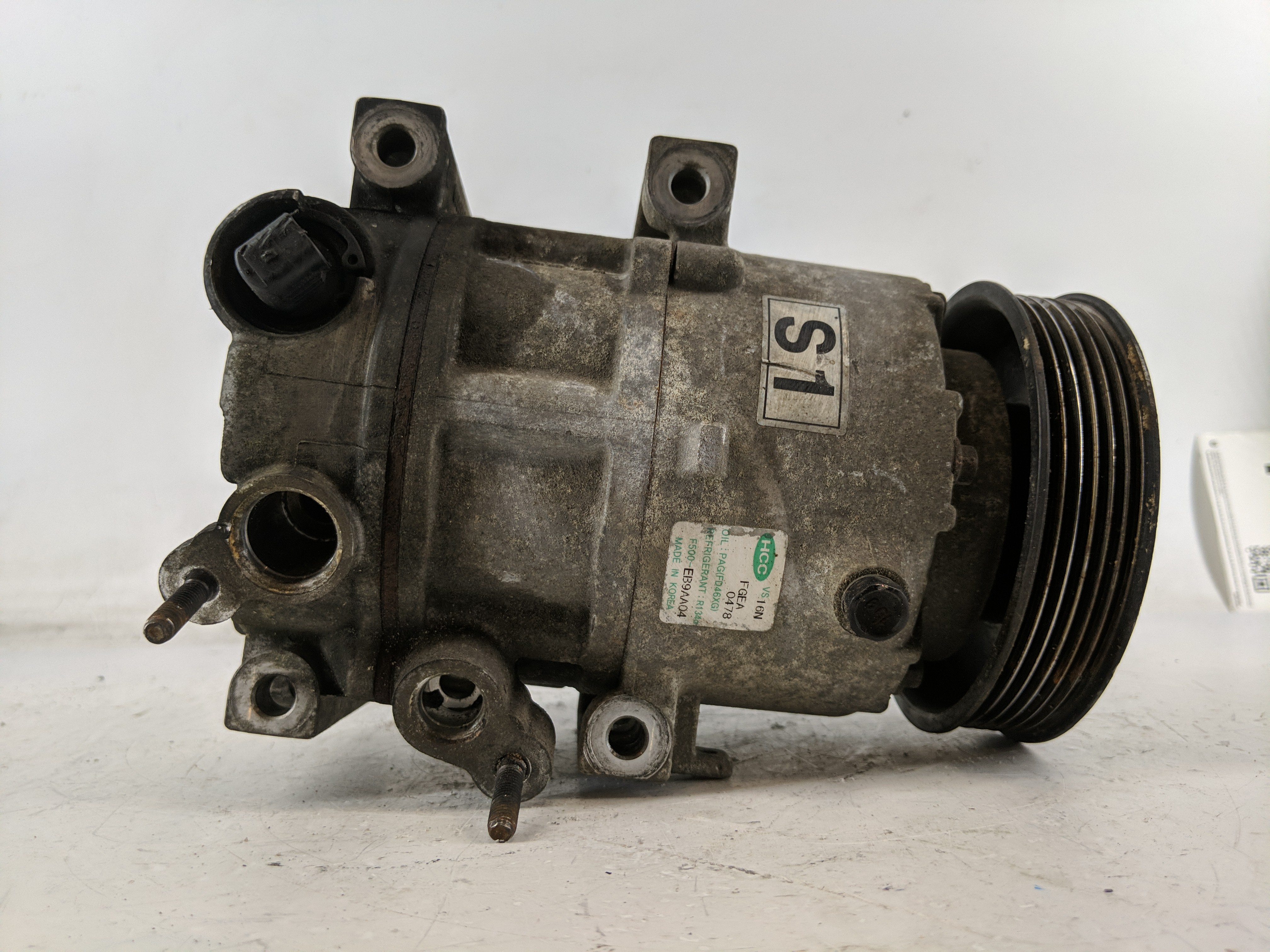 Picture of 2011-2012 Hyundai Sonata Air Conditioning A/c Ac Compressor Oem 1219187