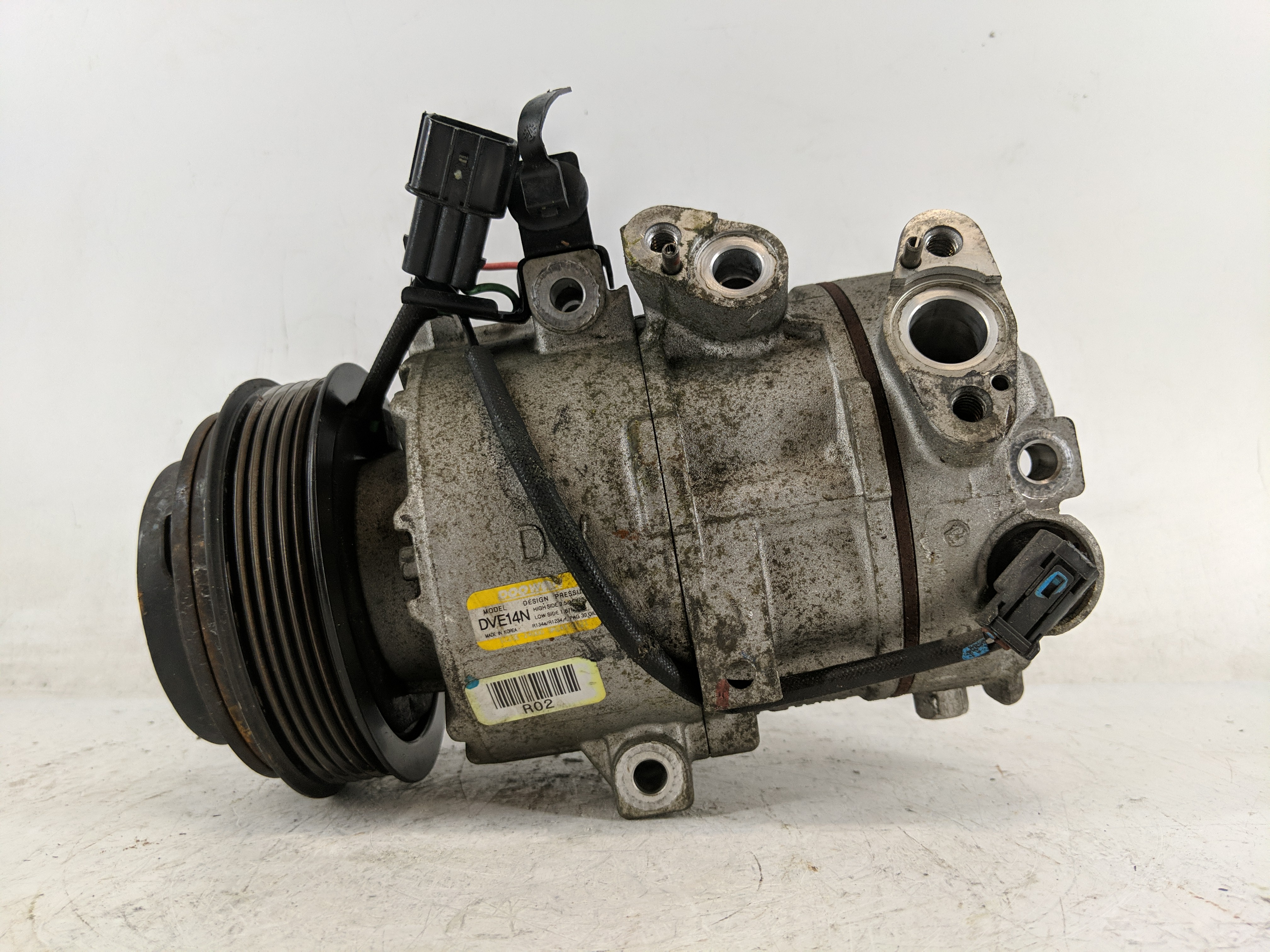 2019-2020 Hyundai Veloster Air Conditioning A/c Ac Compressor Oem 1219189 - Oemusedautoparts1.com