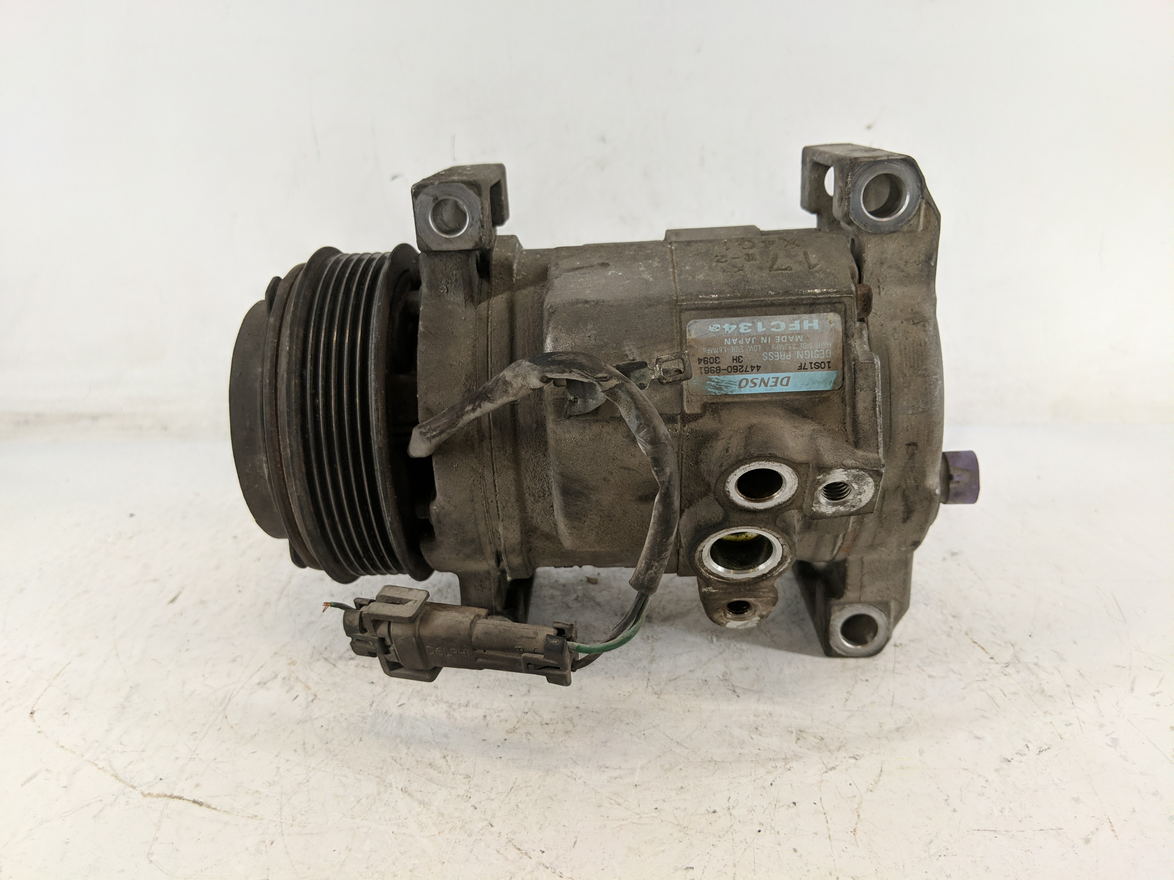 2007-2007 Chevrolet Express 1500 Air Conditioning A/c Ac Compressor Oem 1219223 - Oemusedautoparts1.com