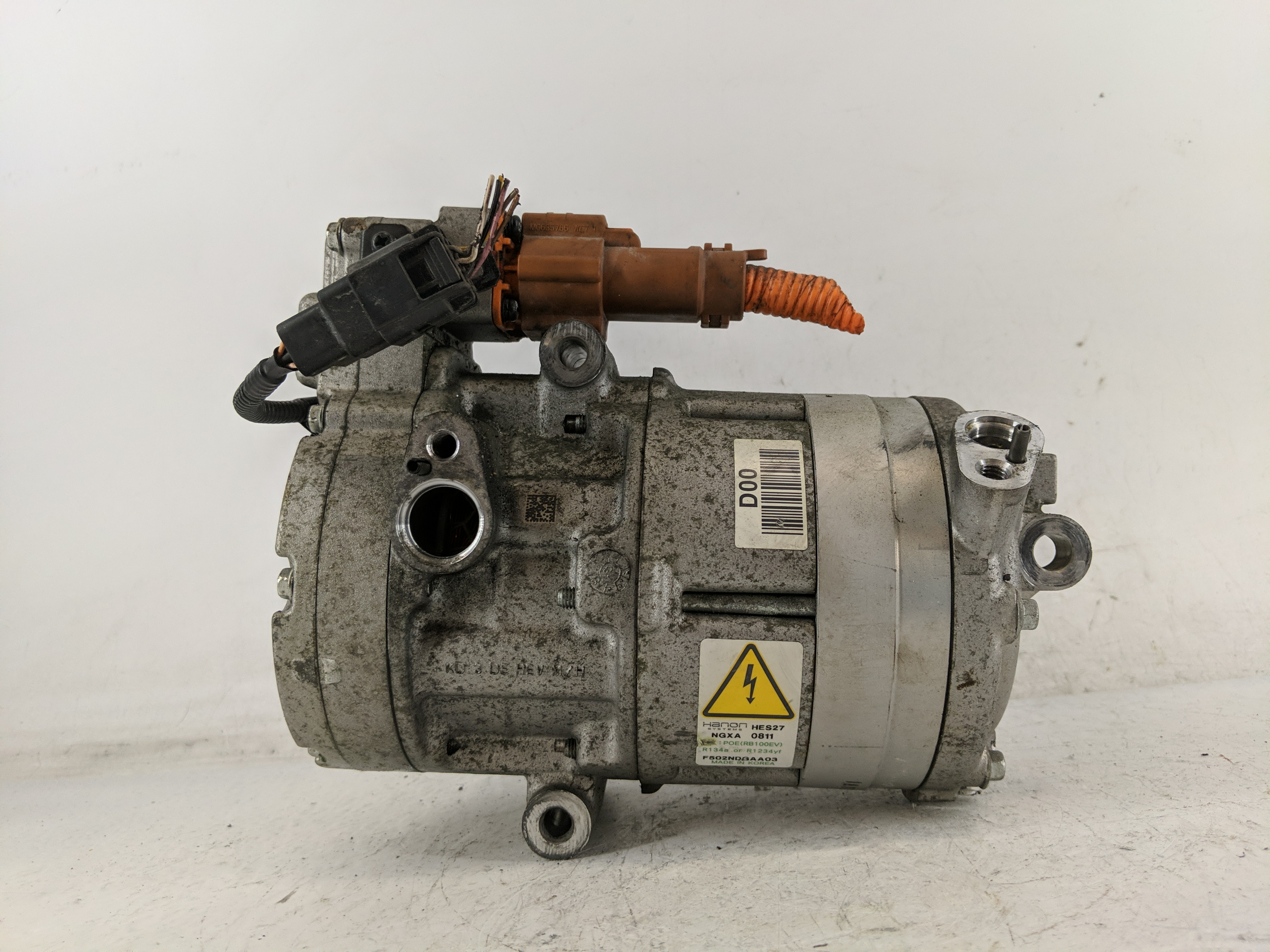 2017-2020 Kia Niro Air Conditioning A/c Ac Compressor Oem 1219227 - Oemusedautoparts1.com