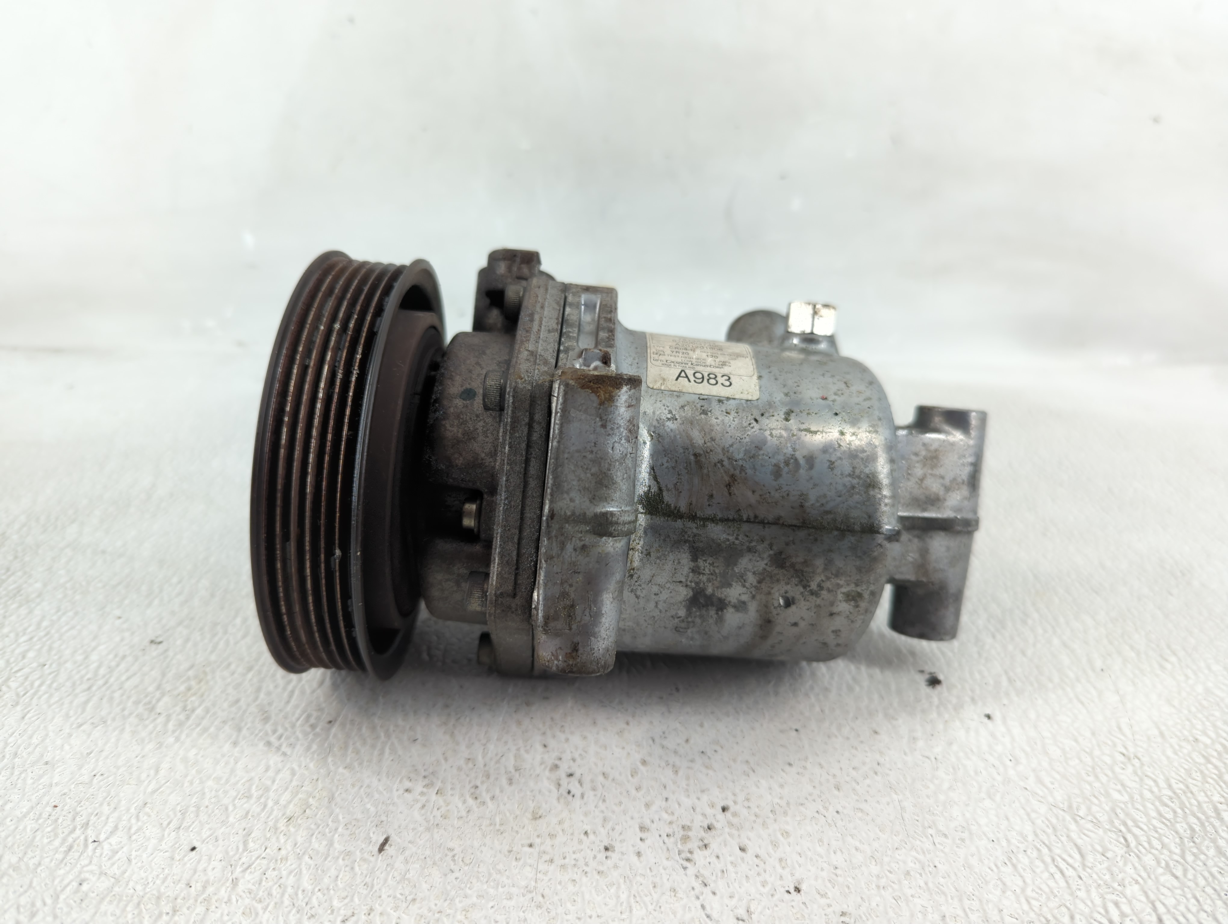 2014-2014 Mitsubishi Mirage Air Conditioning A/c Ac Compressor Oem 1219234 - Oemusedautoparts1.com
