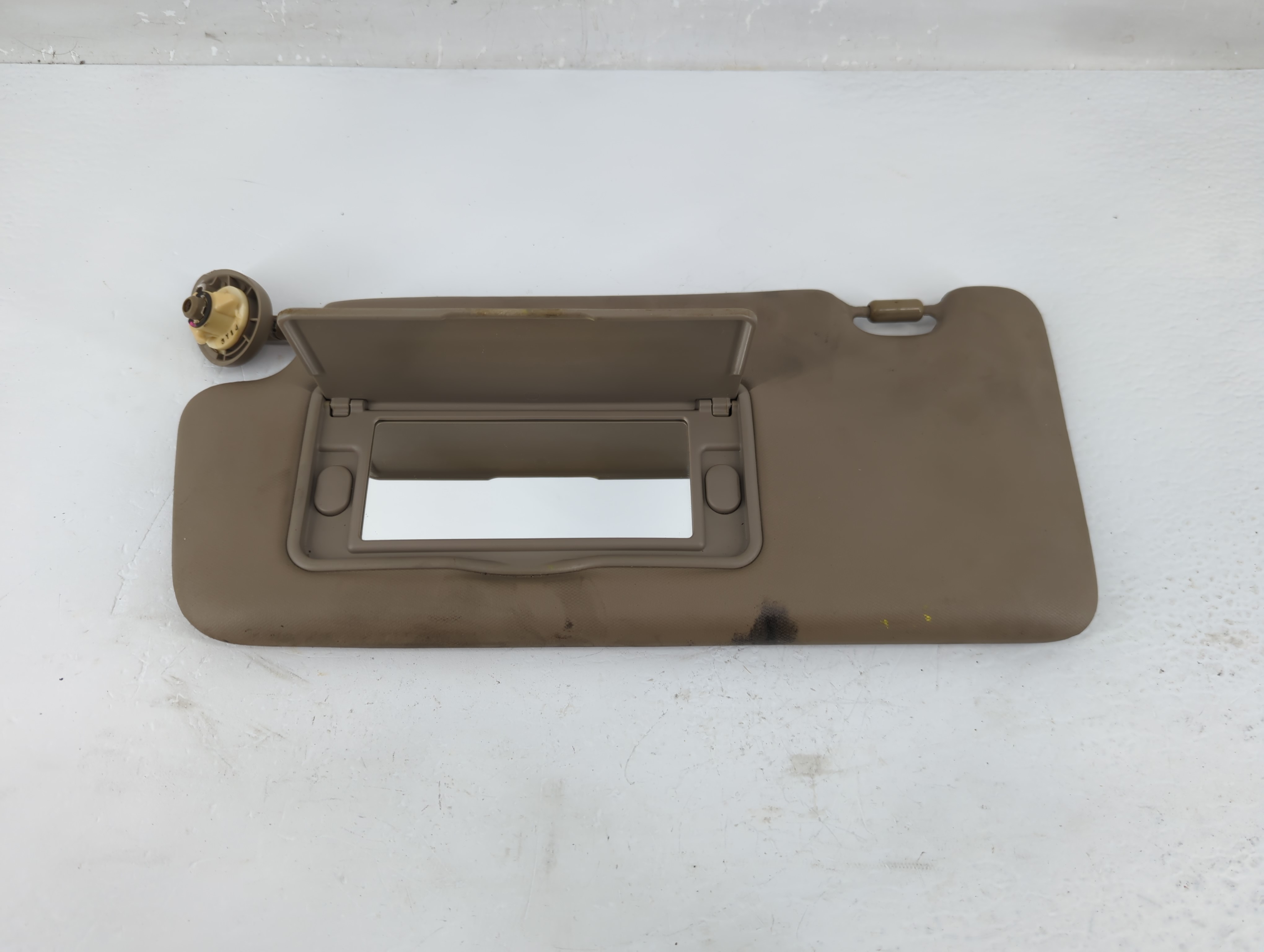 2012-2015 Honda Civic Driver Sun Visor Mirror Left Sunvisor Dark Beige 1219327 - Oemusedautoparts1.com