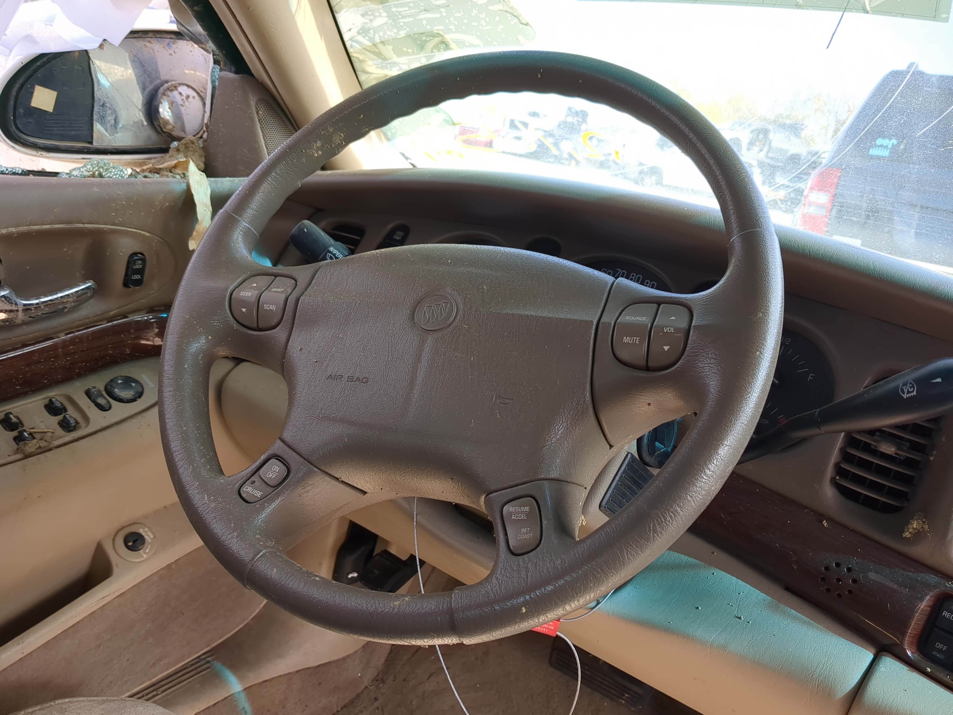 2001-2005 Buick Lesabre Air Bag Driver Left Steering Wheel Mounted 1219540 - Oemusedautoparts1.com