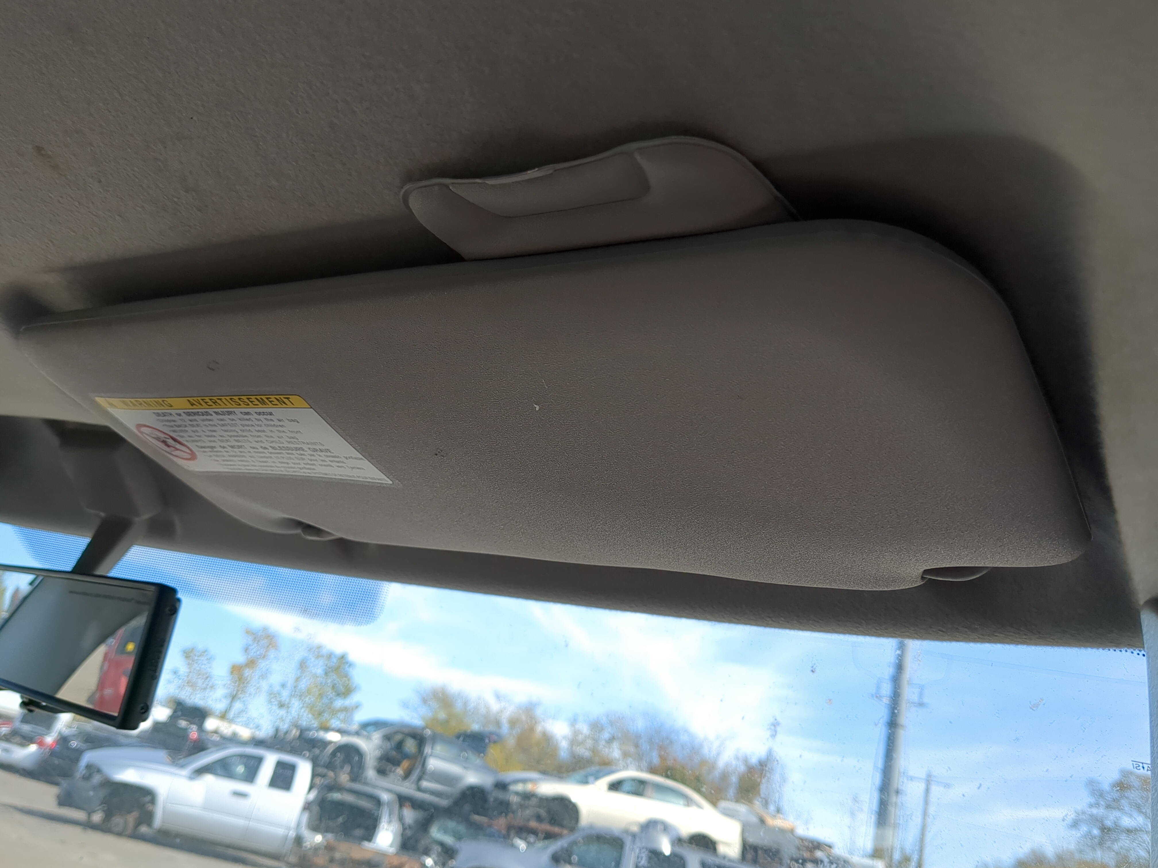 2004-2006 Scion Xb Passenger Sun Visor Mirror Right Sunvisor 1219749 - Oemusedautoparts1.com