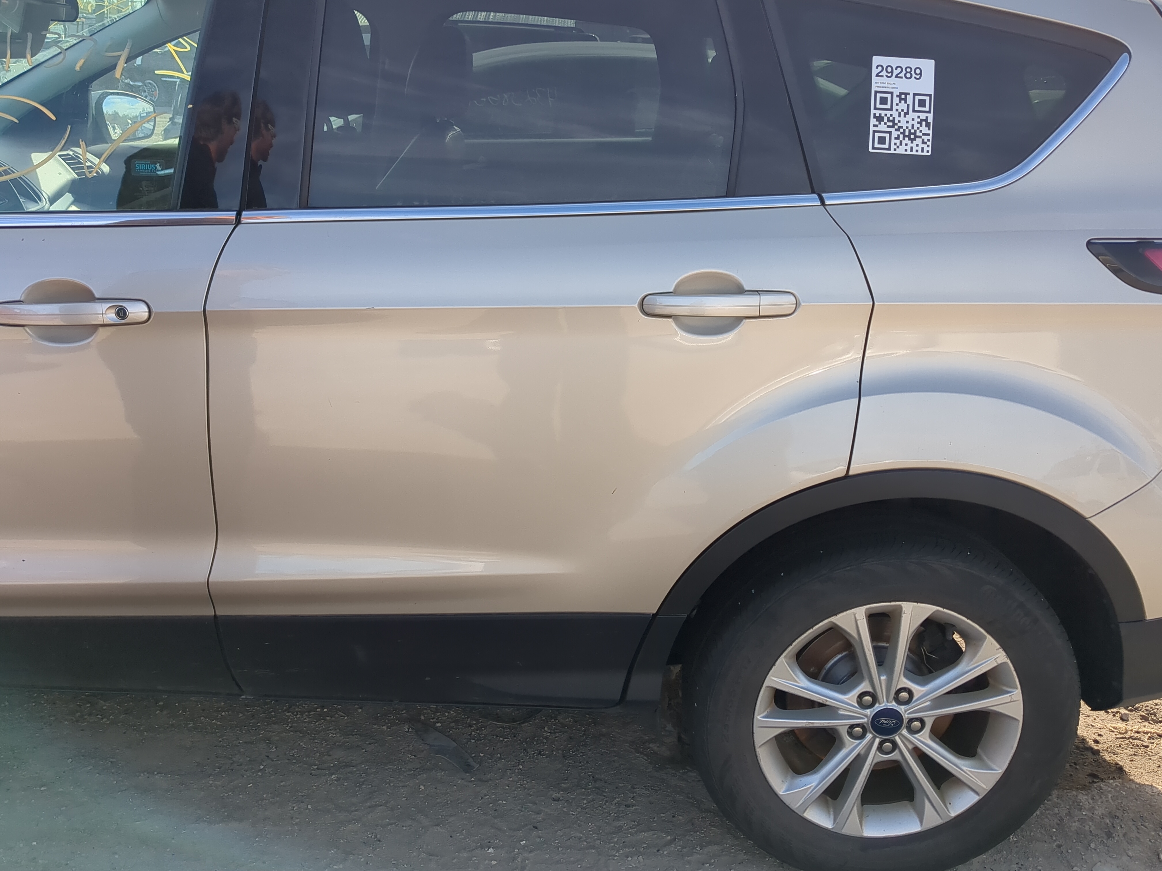 2013-2019 Ford Escape Driver Rear Door Oem 1219932 - Oemusedautoparts1.com