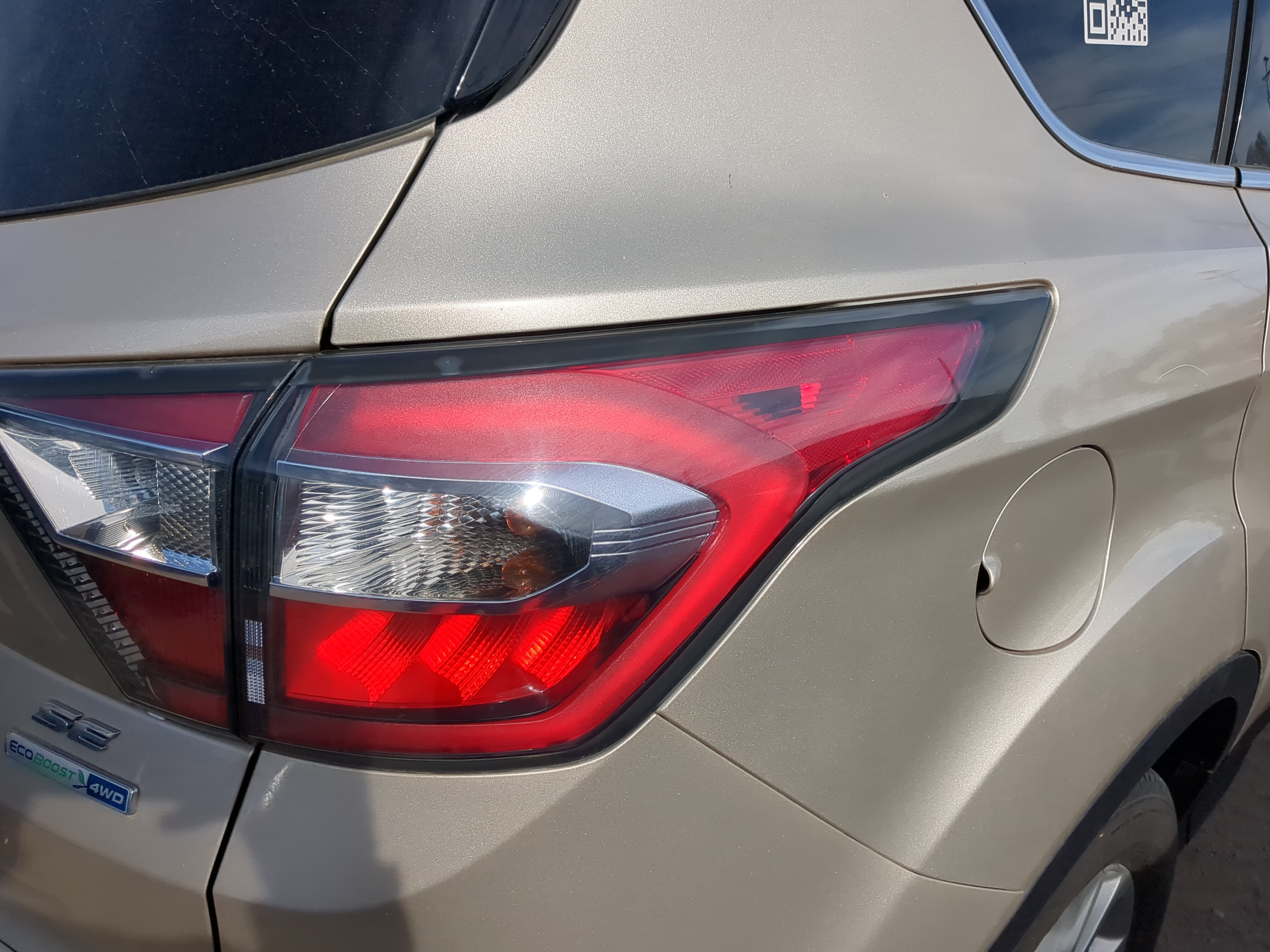 2017-2018 Ford Escape Passenger Right Side Tail Light Taillight Oem 1219936 - Oemusedautoparts1.com