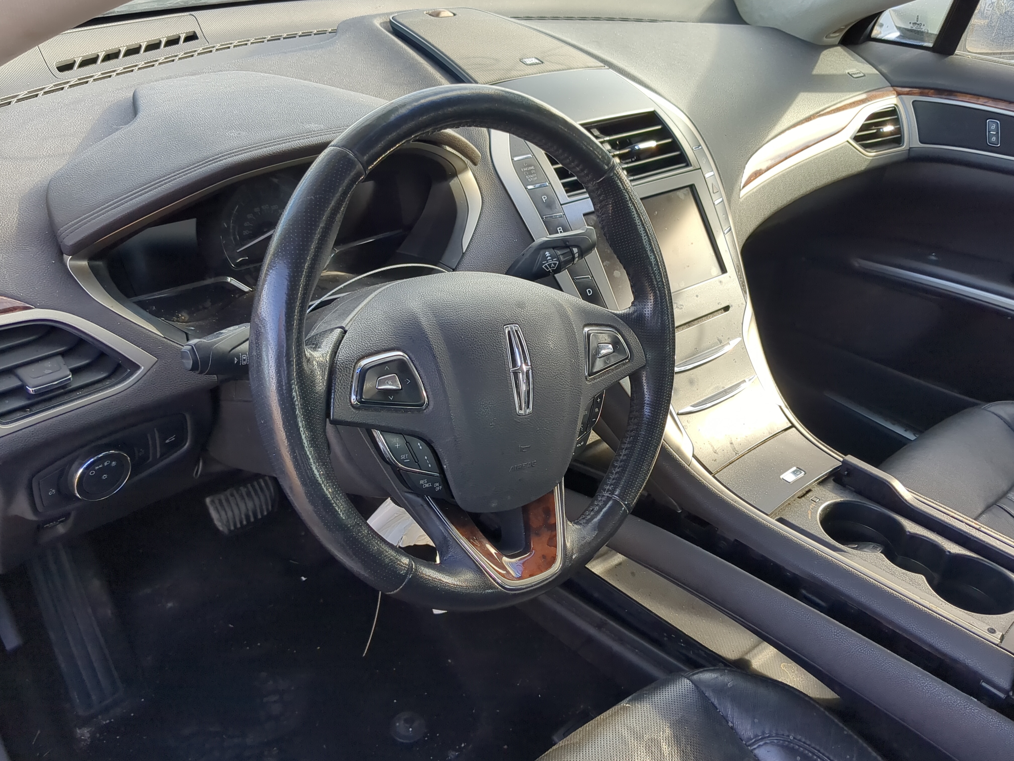 2013-2014 Lincoln Mkz Air Bag Driver Left Steering Wheel Mounted 1220014 - Oemusedautoparts1.com