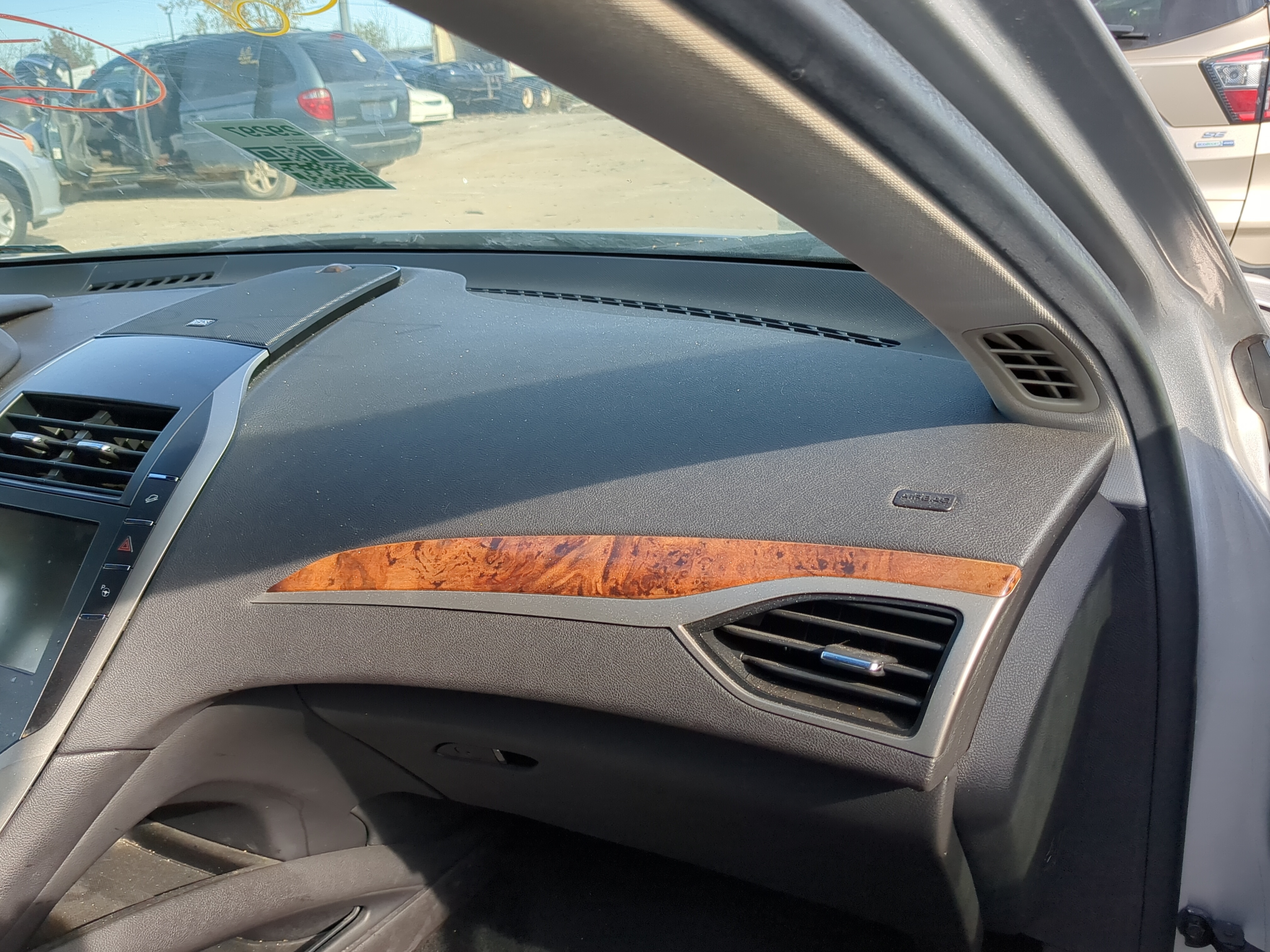 2013-2016 Lincoln Mkz Air Bag Passenger Right Dashboard Oem 1220017 - Oemusedautoparts1.com