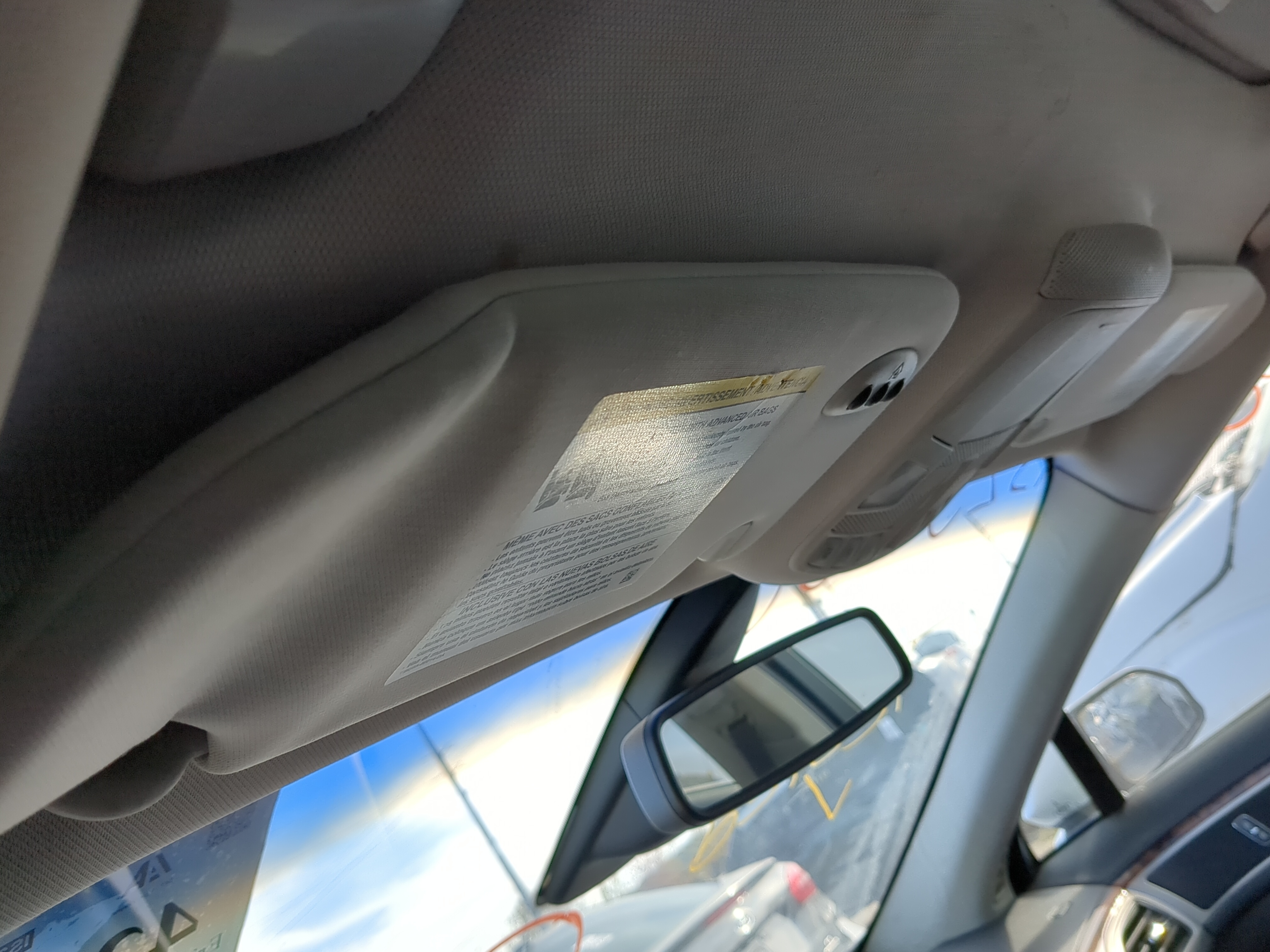 2013-2014 Lincoln Mkz Driver Sun Visor Mirror Left Sunvisor 1220061 - Oemusedautoparts1.com