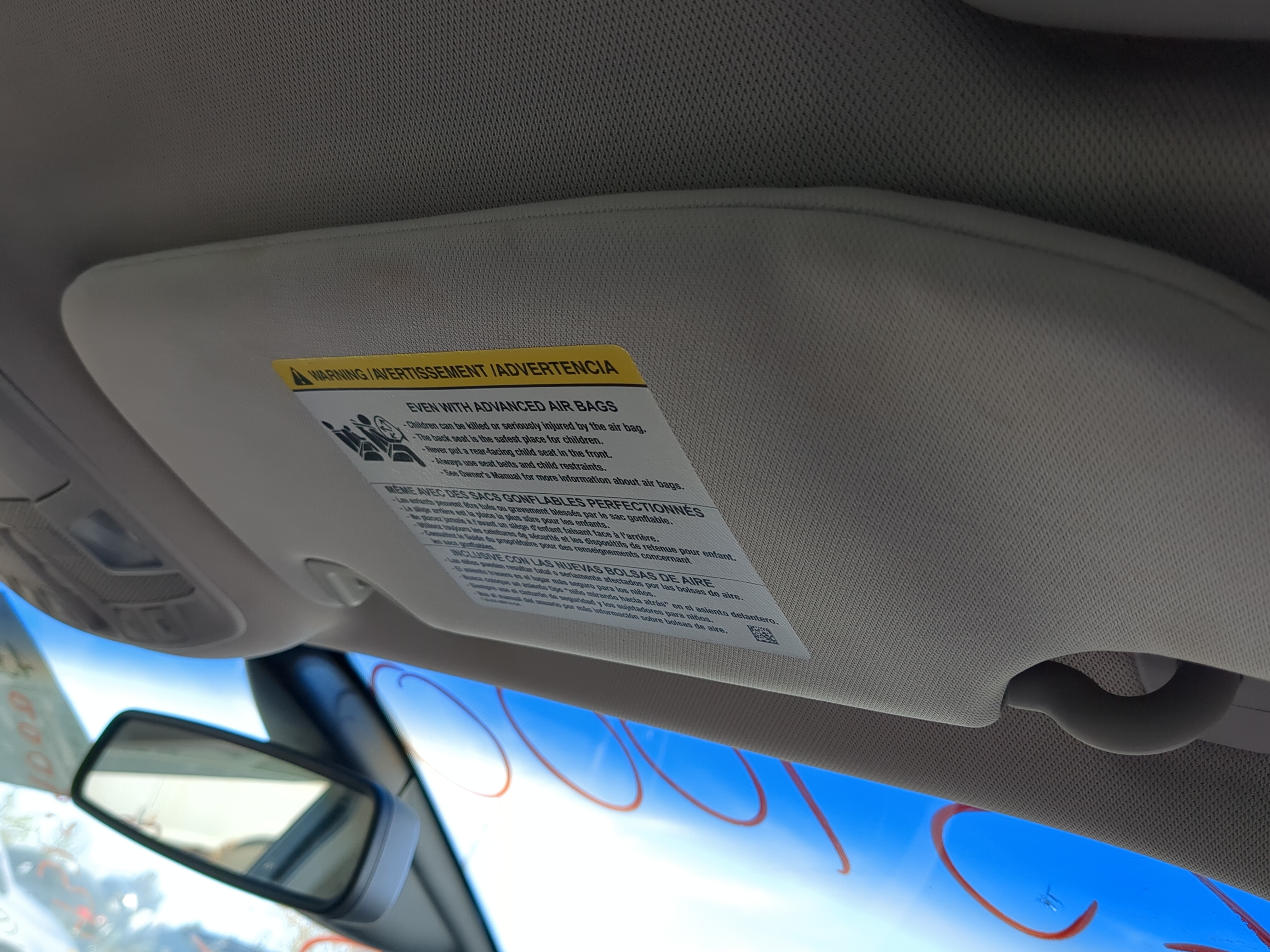 2013-2014 Lincoln Mkz Passenger Sun Visor Mirror Right Sunvisor 1220098 - Oemusedautoparts1.com