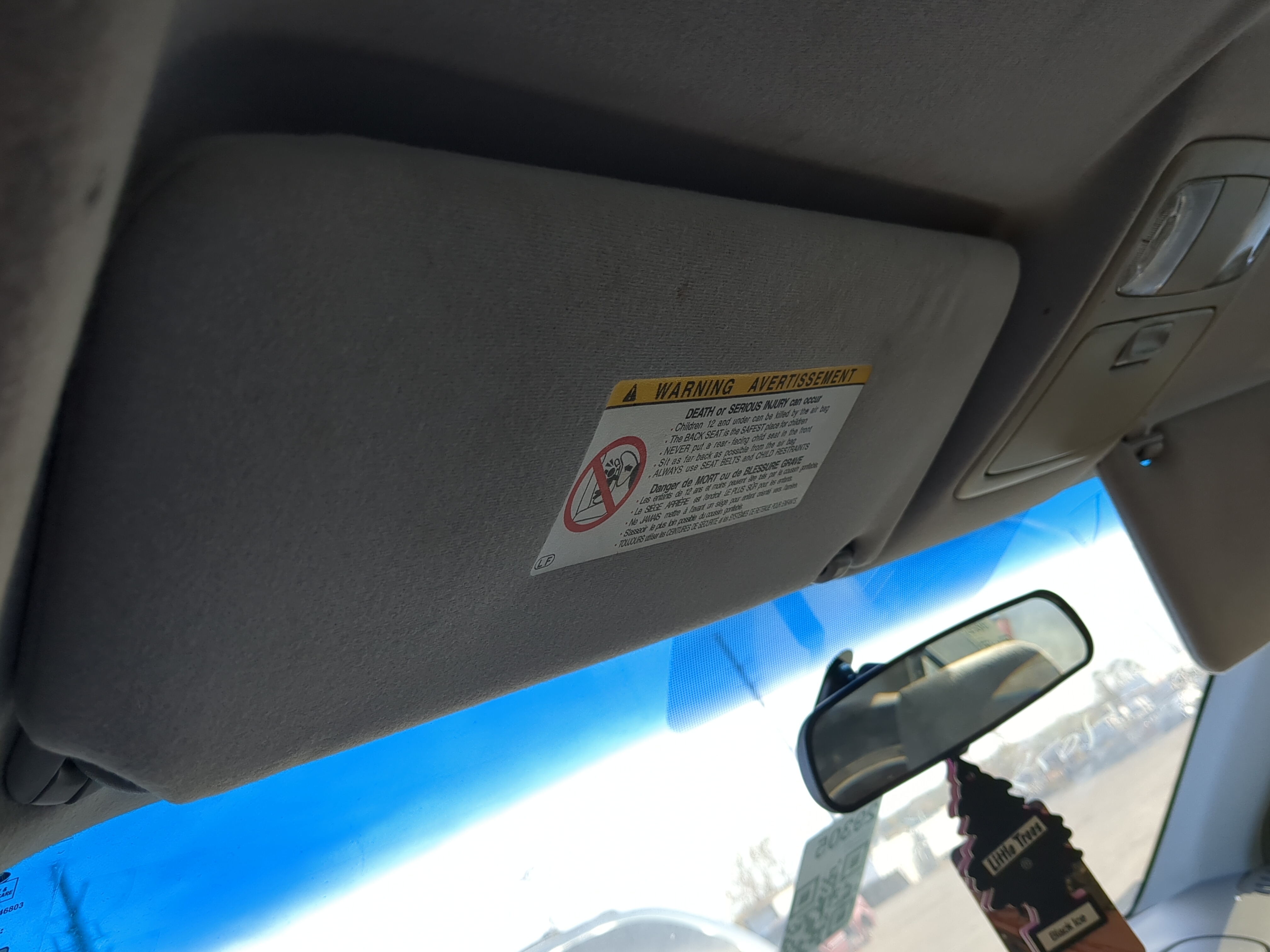 2002-2006 Toyota Camry Driver Sun Visor Mirror Left Sunvisor 1220267 - Oemusedautoparts1.com