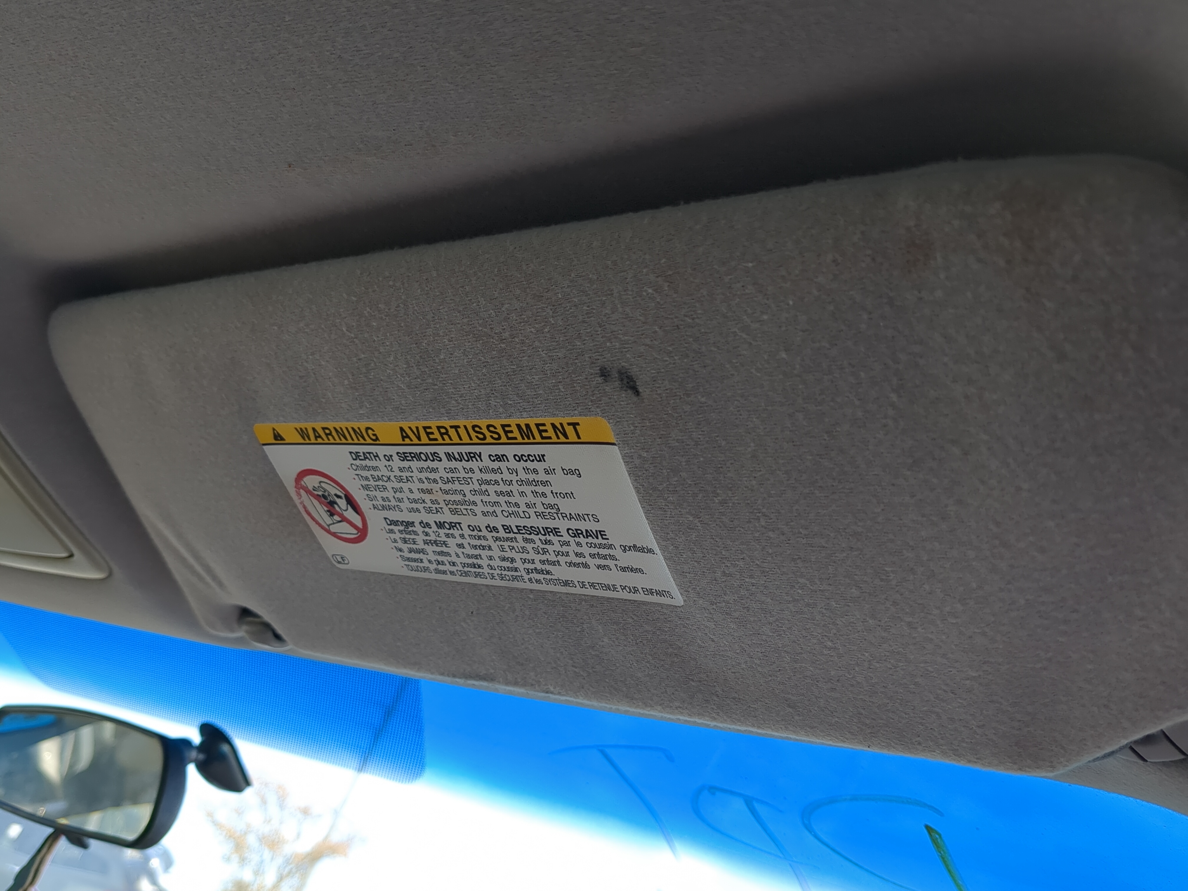 2002-2006 Toyota Camry Passenger Sun Visor Mirror Right Sunvisor 1220279 - Oemusedautoparts1.com