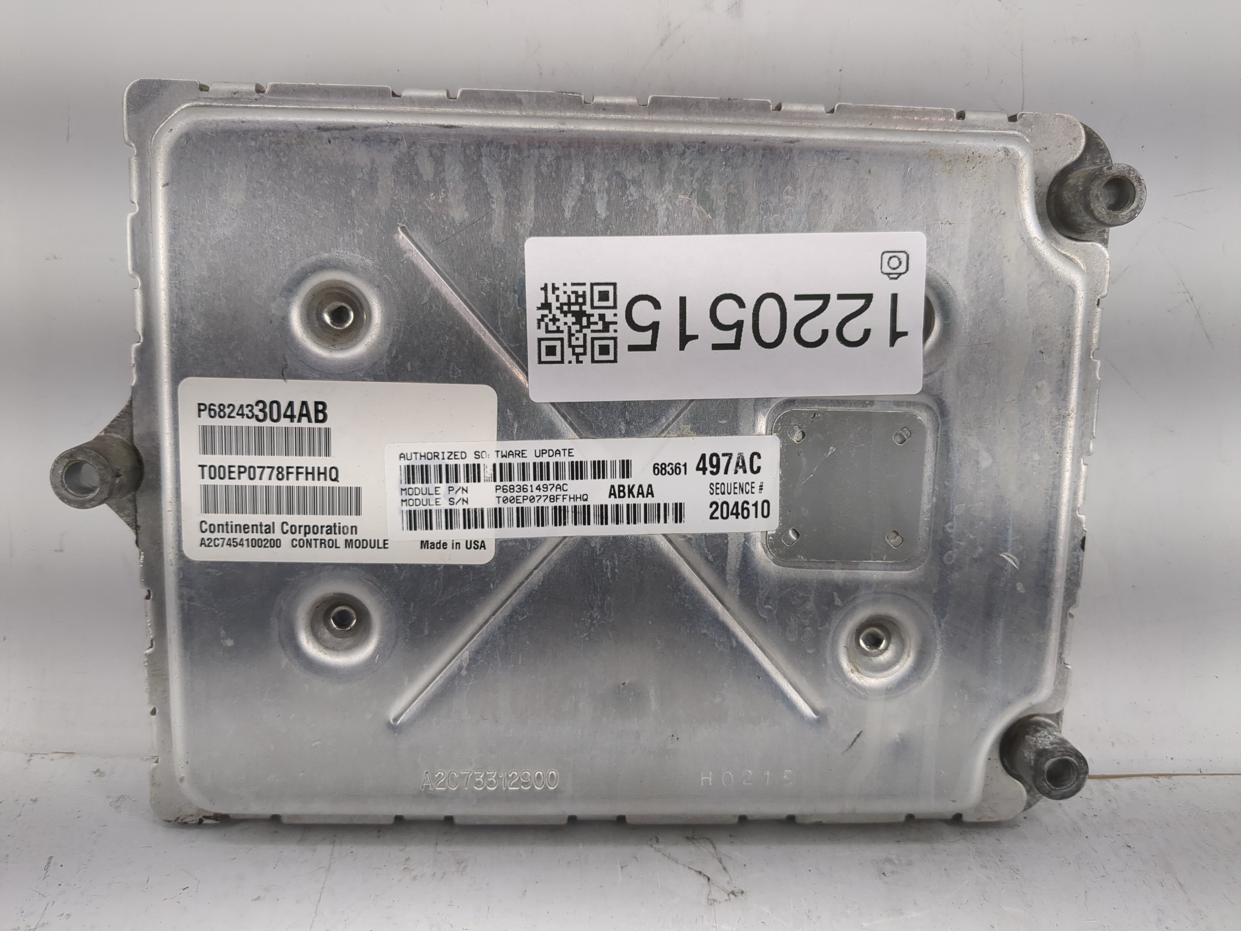 2016-2018 Jeep Wrangler Engine Control Computer Ecu Pcm Ecm Pcu Oem 1220515 - Oemusedautoparts1.com