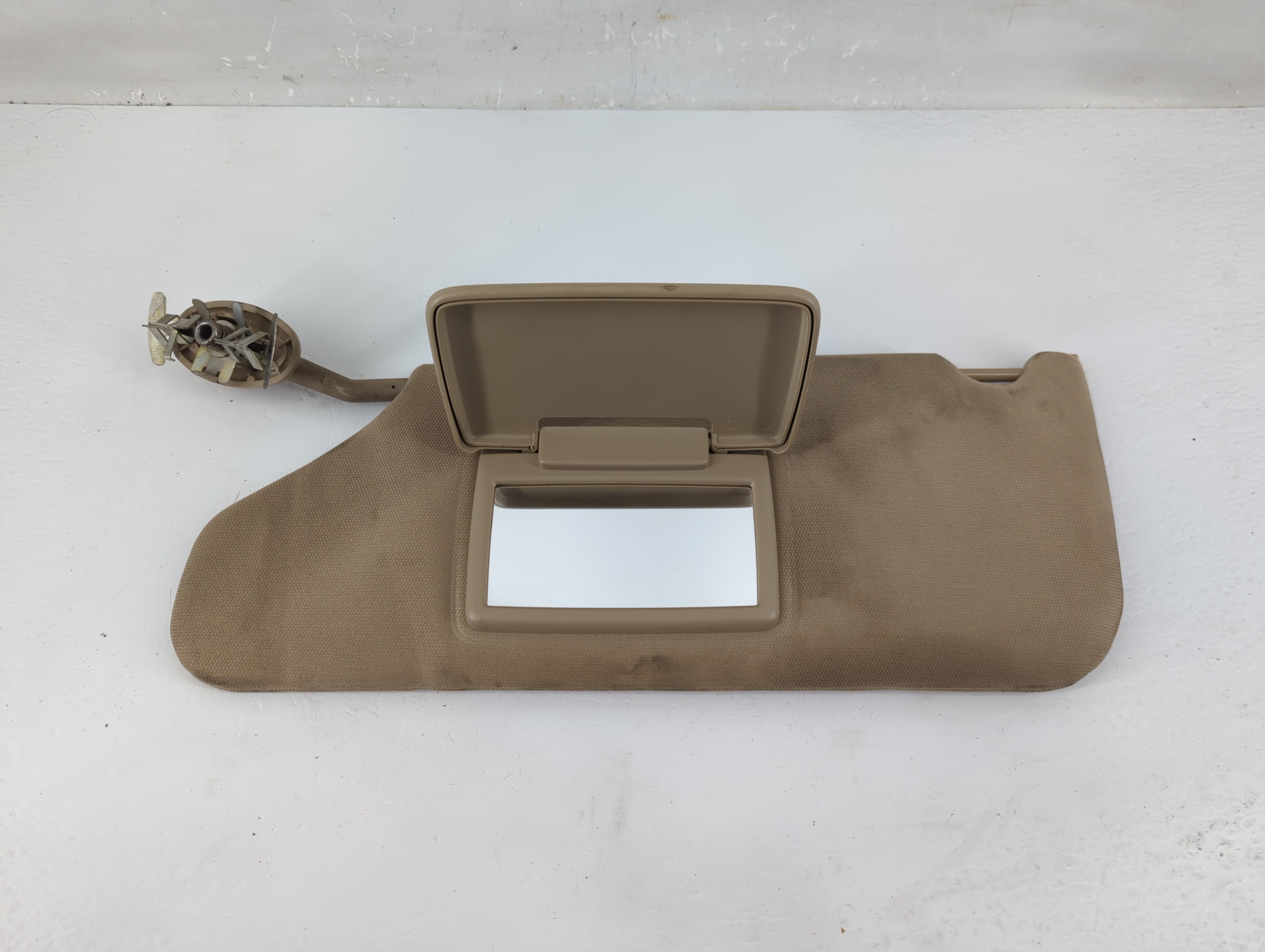 2011-2014 Dodge Avenger Driver Sun Visor Mirror Left Sunvisor Beige 1220566 - Oemusedautoparts1.com