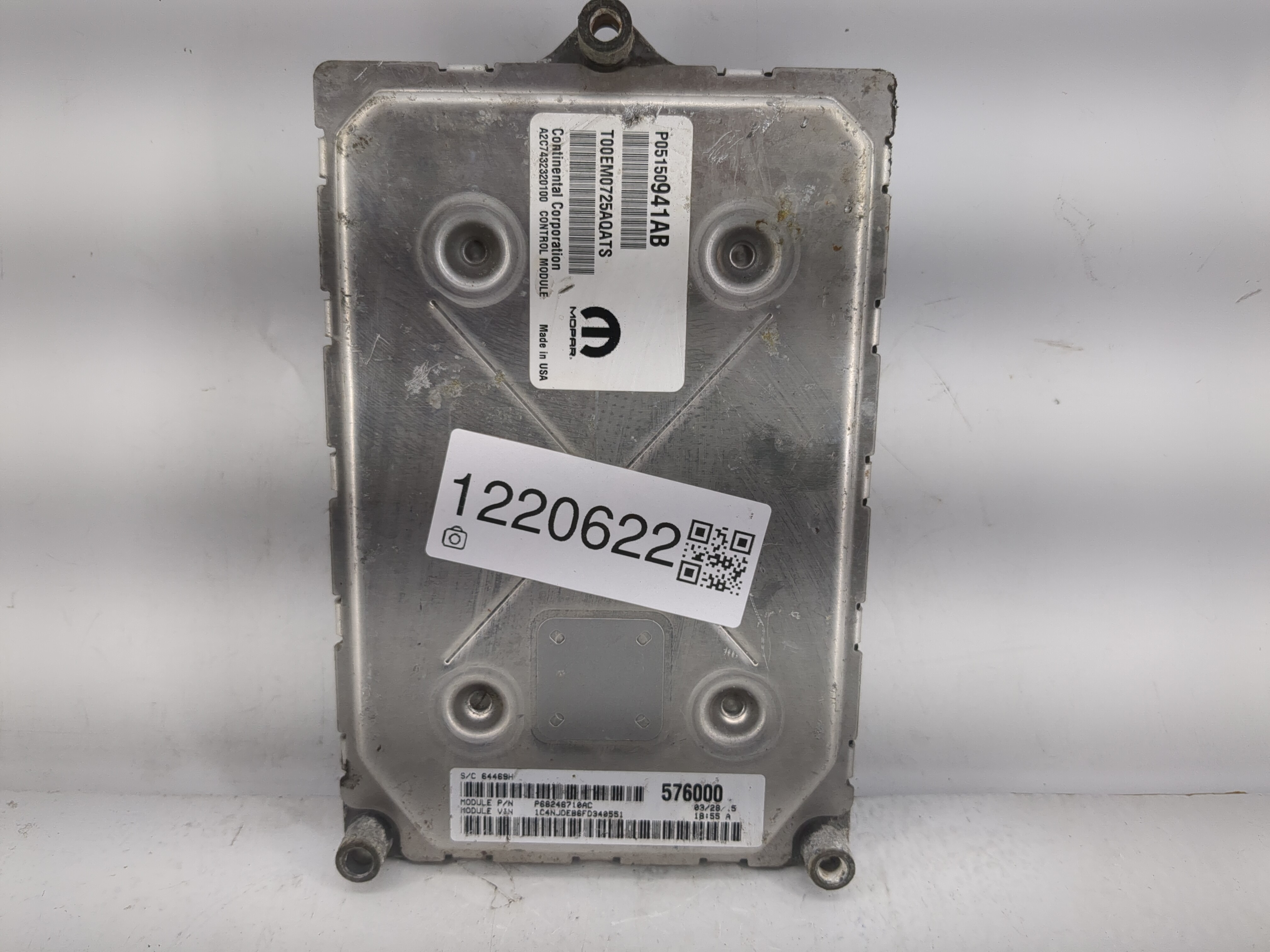Jeep Compass Engine Control Computer Ecu Pcm Ecm Pcu Oem P05150941ab 1220622 - Oemusedautoparts1.com