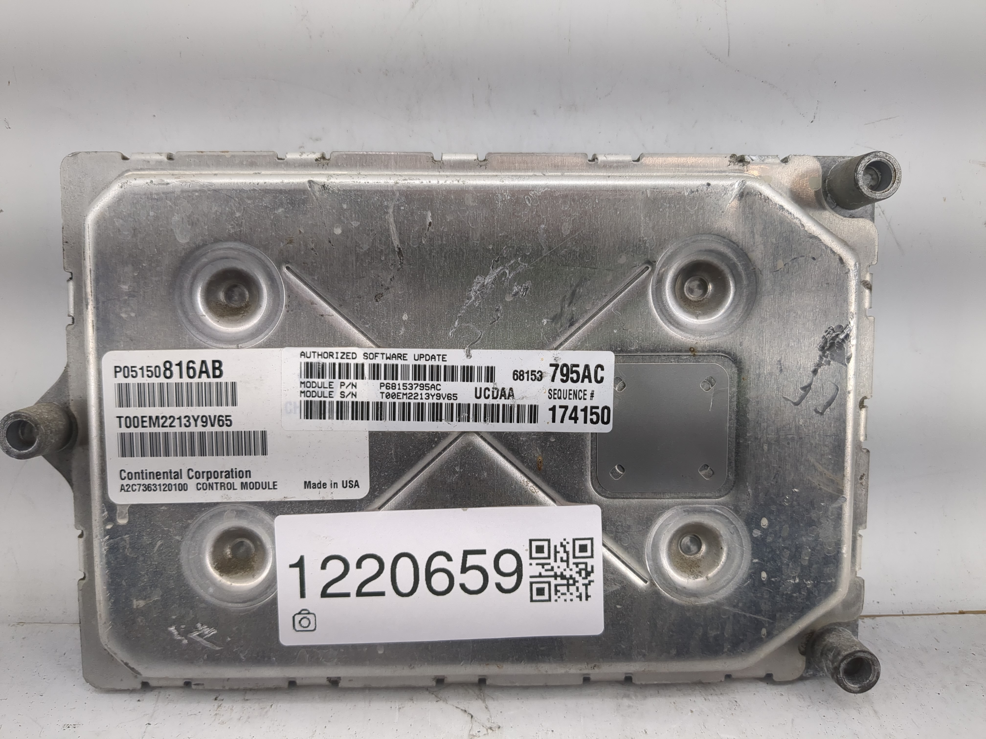 Dodge Ram 1500 Engine Control Computer Ecu Pcm Ecm Pcu Oem 68153790af 1220659 - Oemusedautoparts1.com