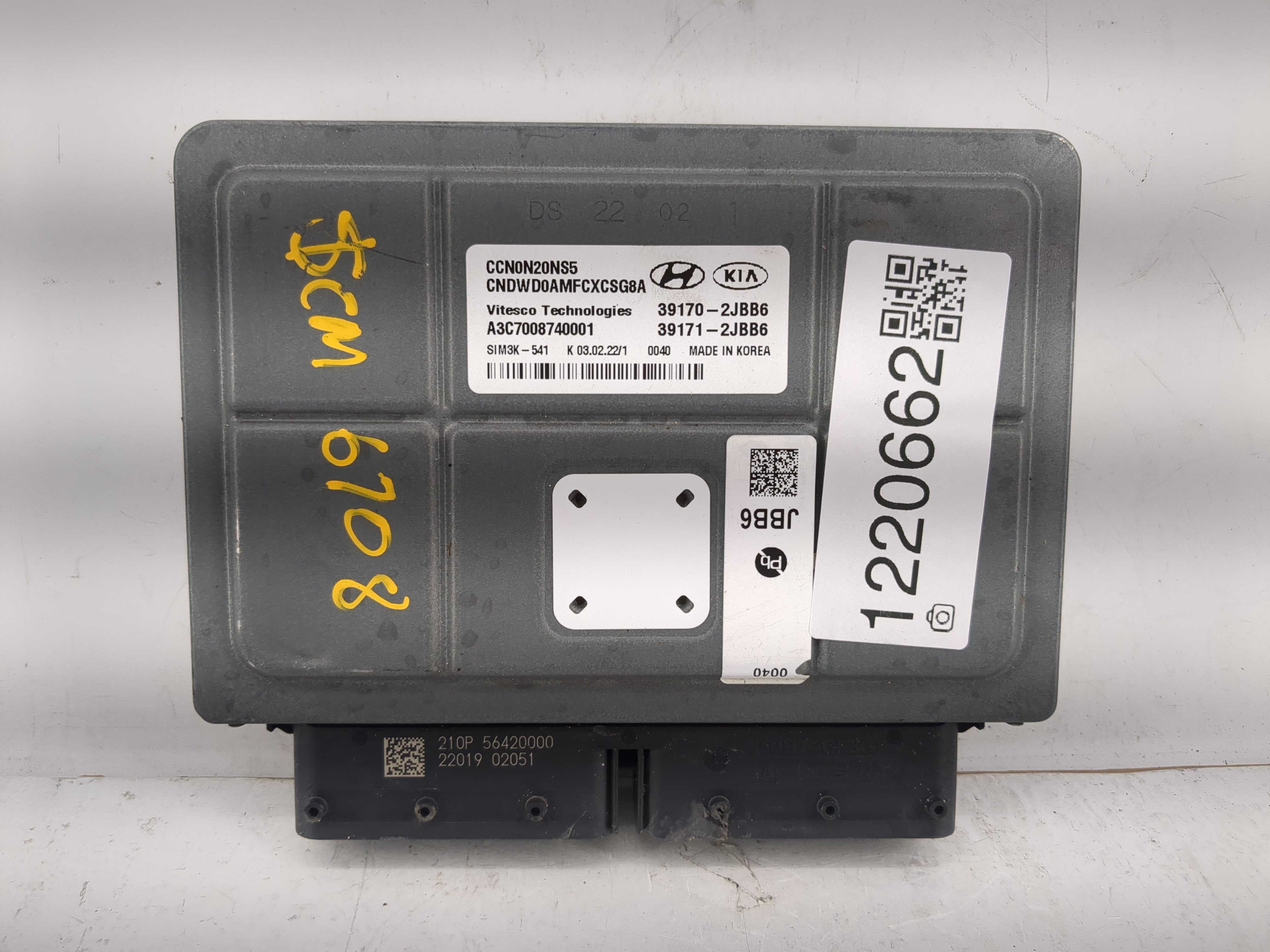 2021-2022 Hyundai Elantra Engine Control Computer Ecu Pcm Ecm Pcu Oem 1220662 - Oemusedautoparts1.com