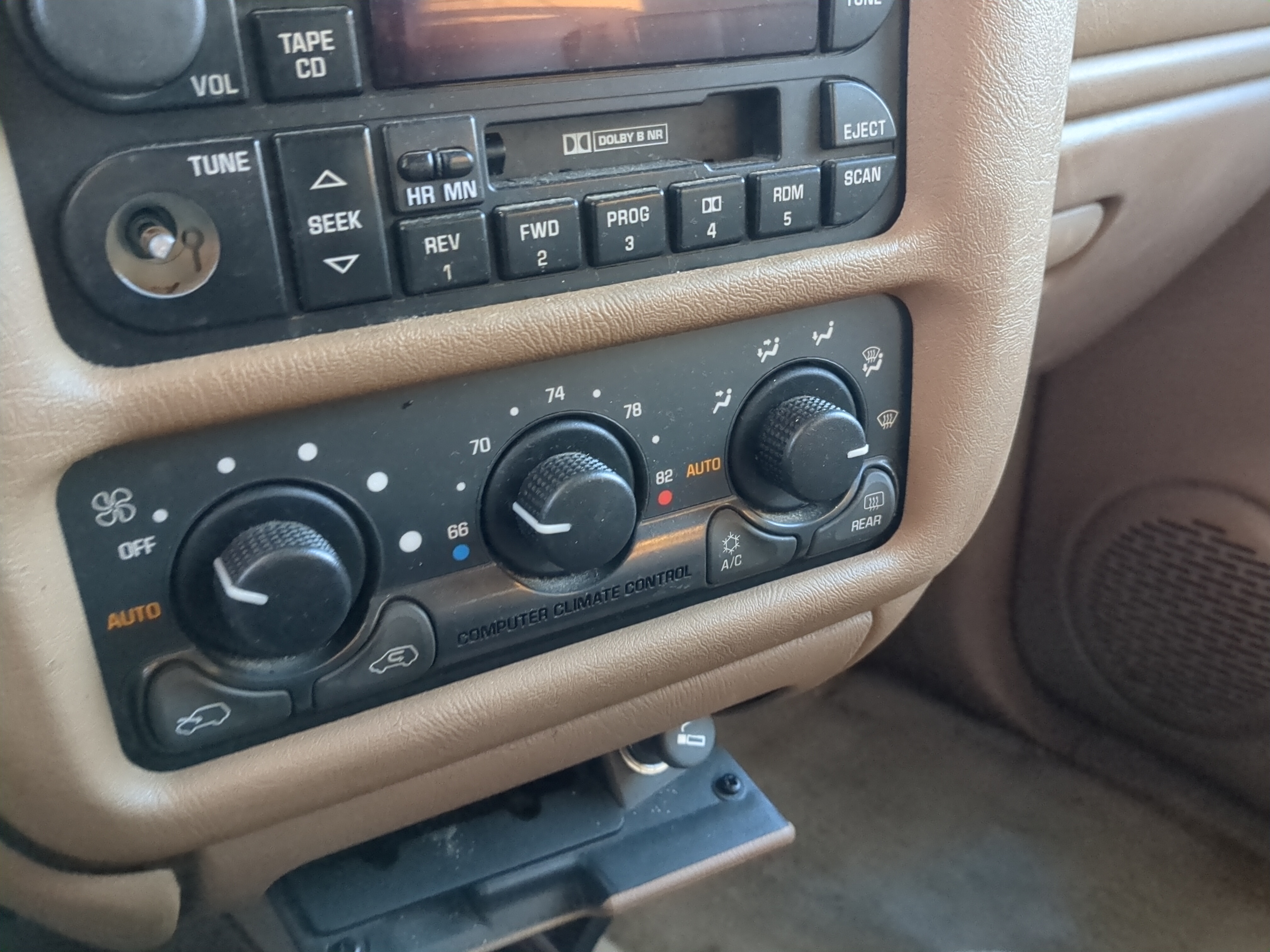 1998-1998 Oldsmobile Bravada Ac Heater Climate Control 1221186 - Oemusedautoparts1.com