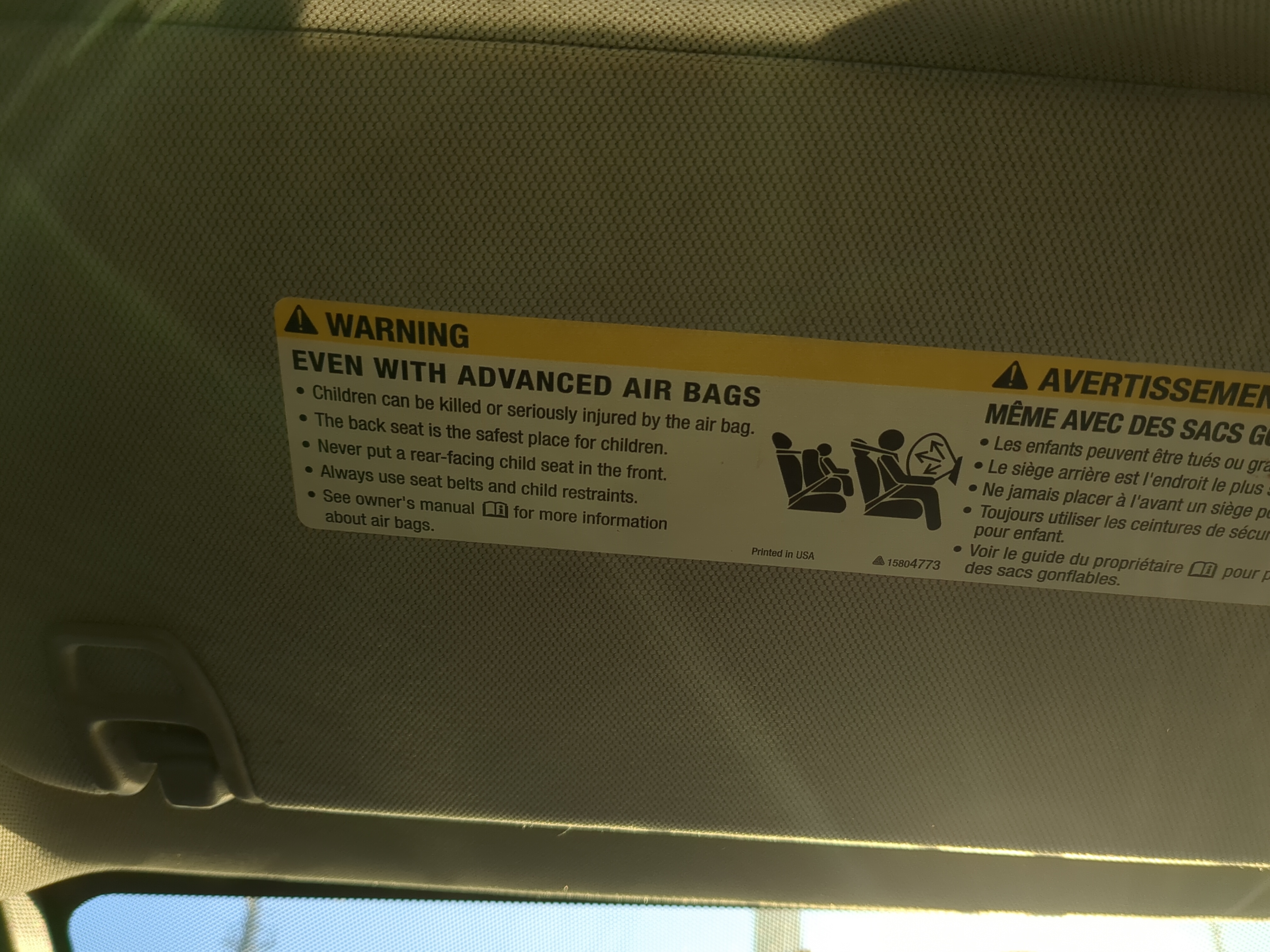 2010-2017 Chevrolet Equinox Passenger Sun Visor Mirror Right Sunvisor 1221412 - Oemusedautoparts1.com