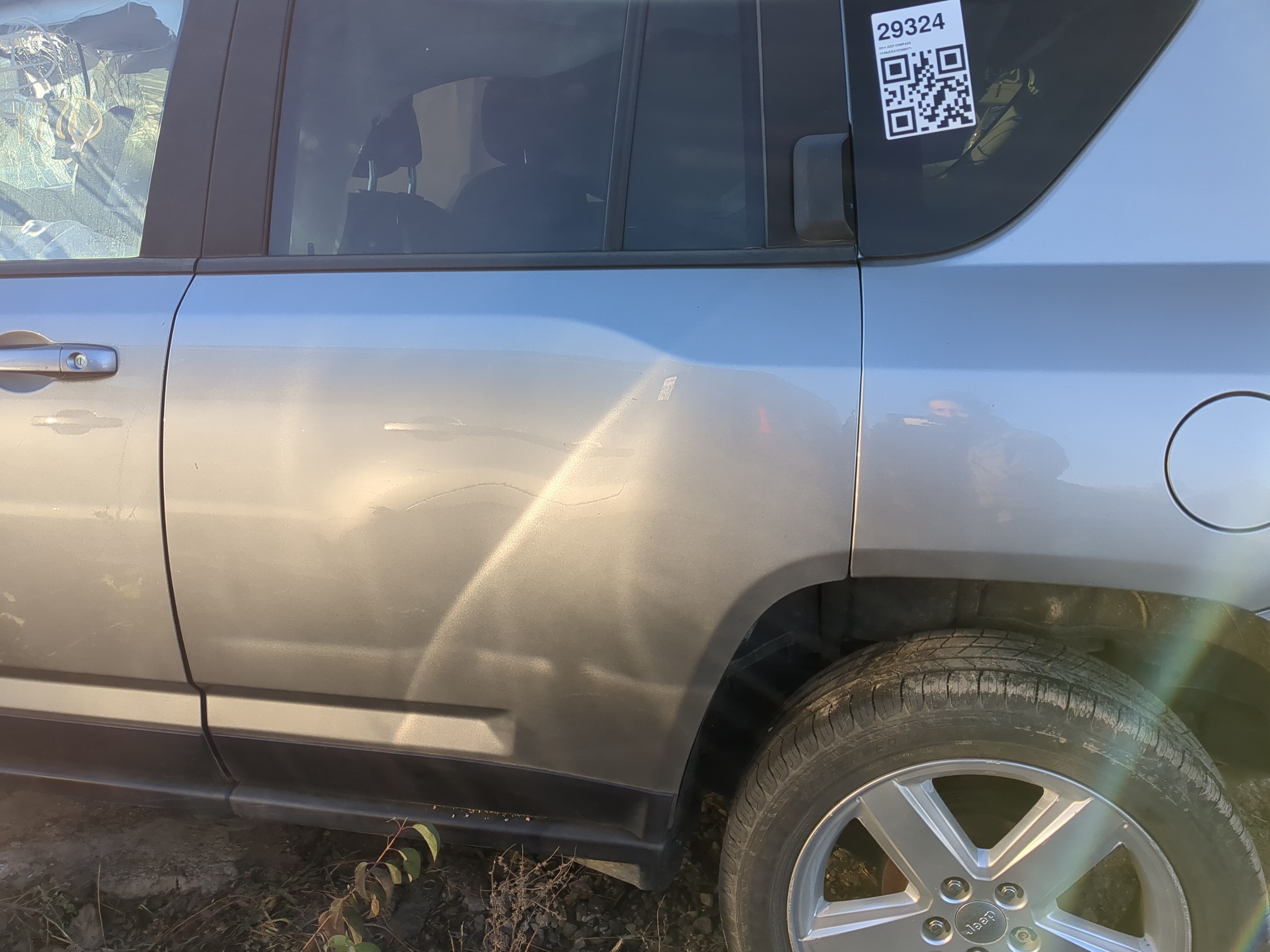 2011-2017 Jeep Compass Driver Rear Door Oem 1221572 - Oemusedautoparts1.com