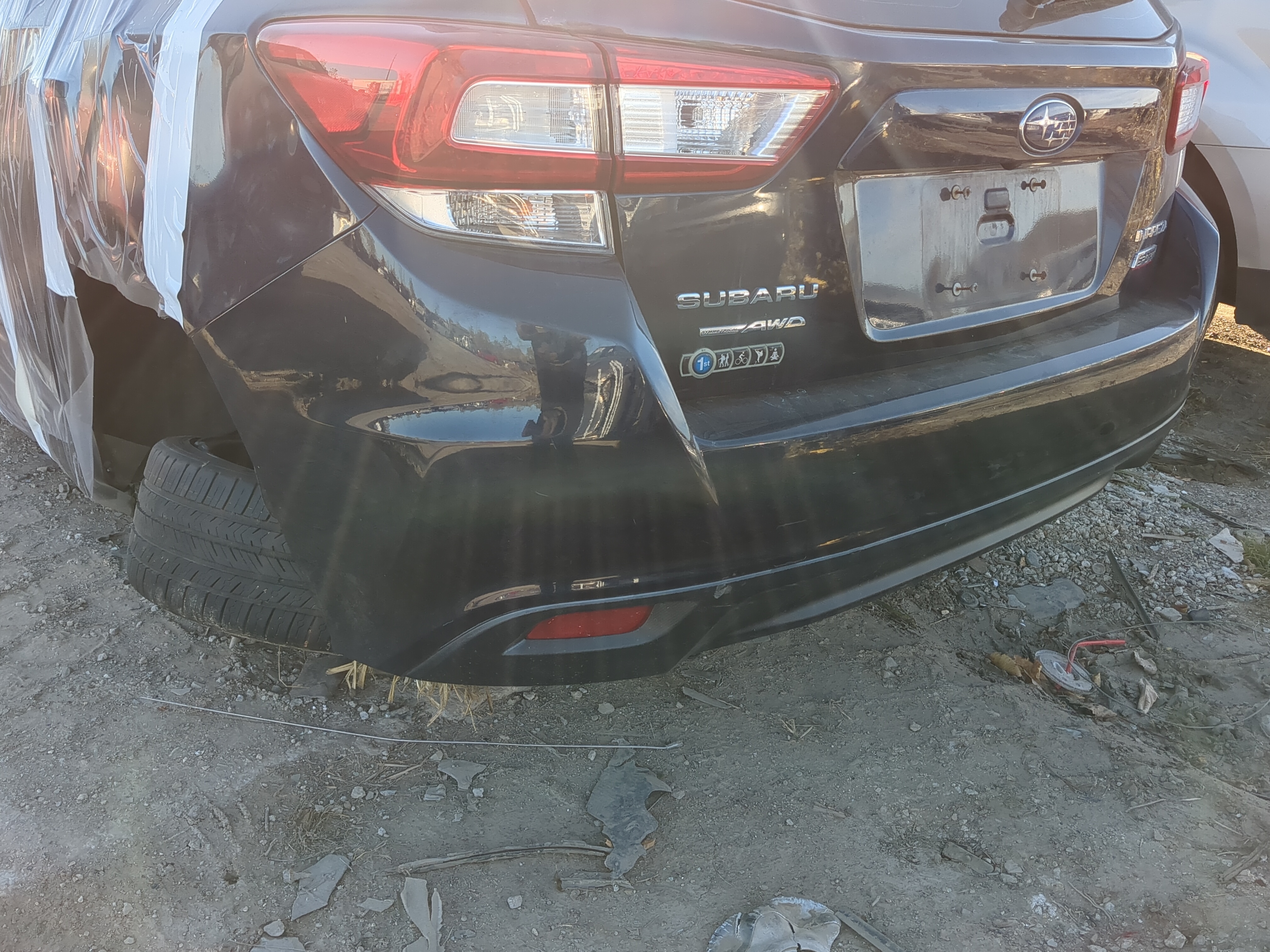 2019 Subaru Impreza Rear Bumper Assembly Oem 1221668 - Oemusedautoparts1.com