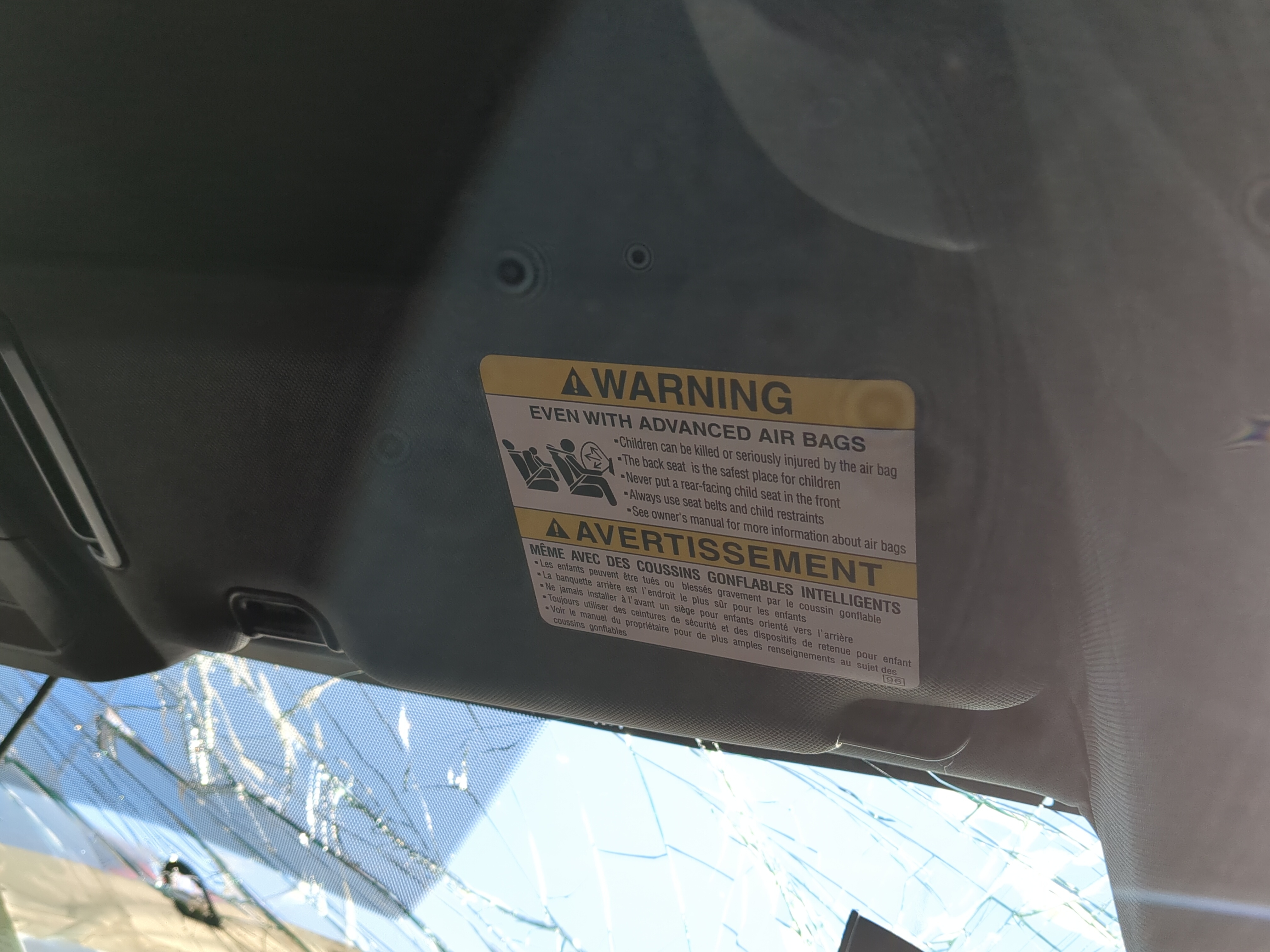 2017-2022 Subaru Impreza Passenger Sun Visor Mirror Right Sunvisor 1221676 - Oemusedautoparts1.com