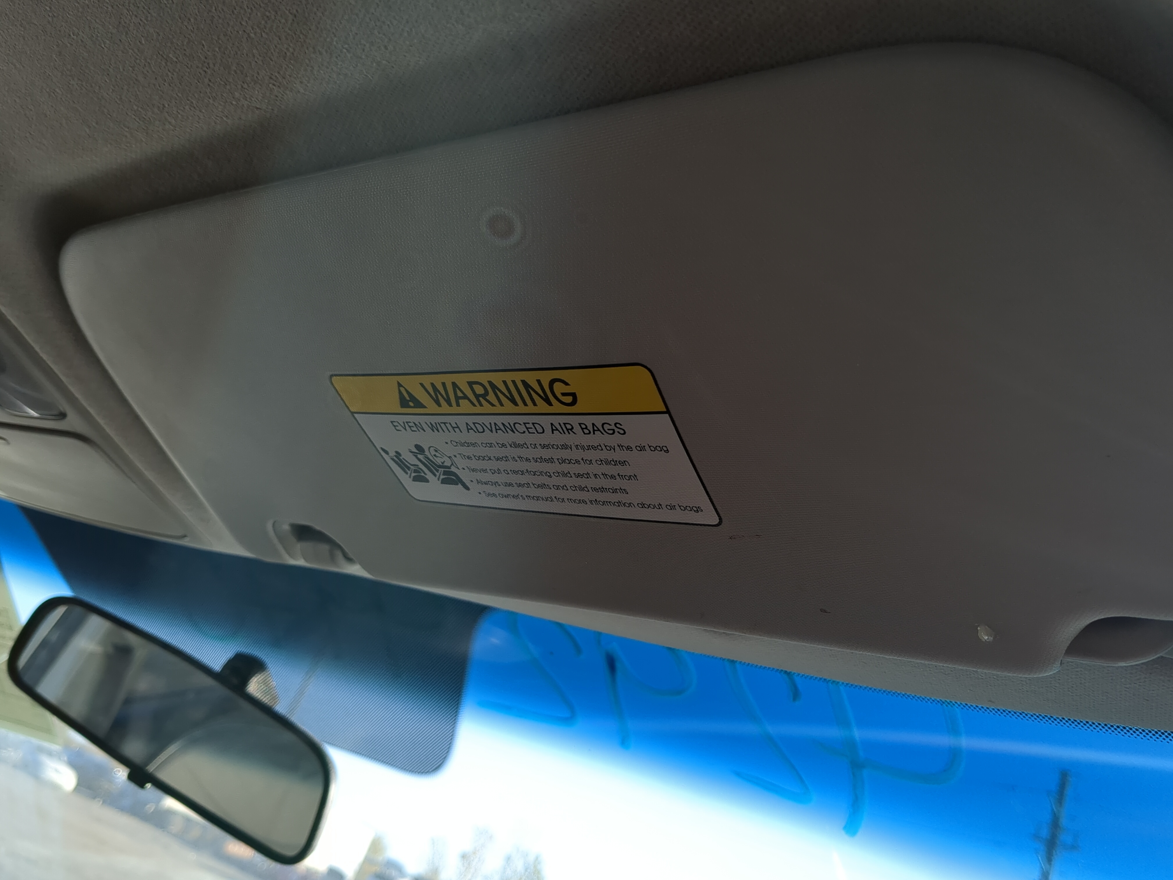 2014-2019 Kia Soul Passenger Sun Visor Mirror Right Sunvisor 1221749 - Oemusedautoparts1.com