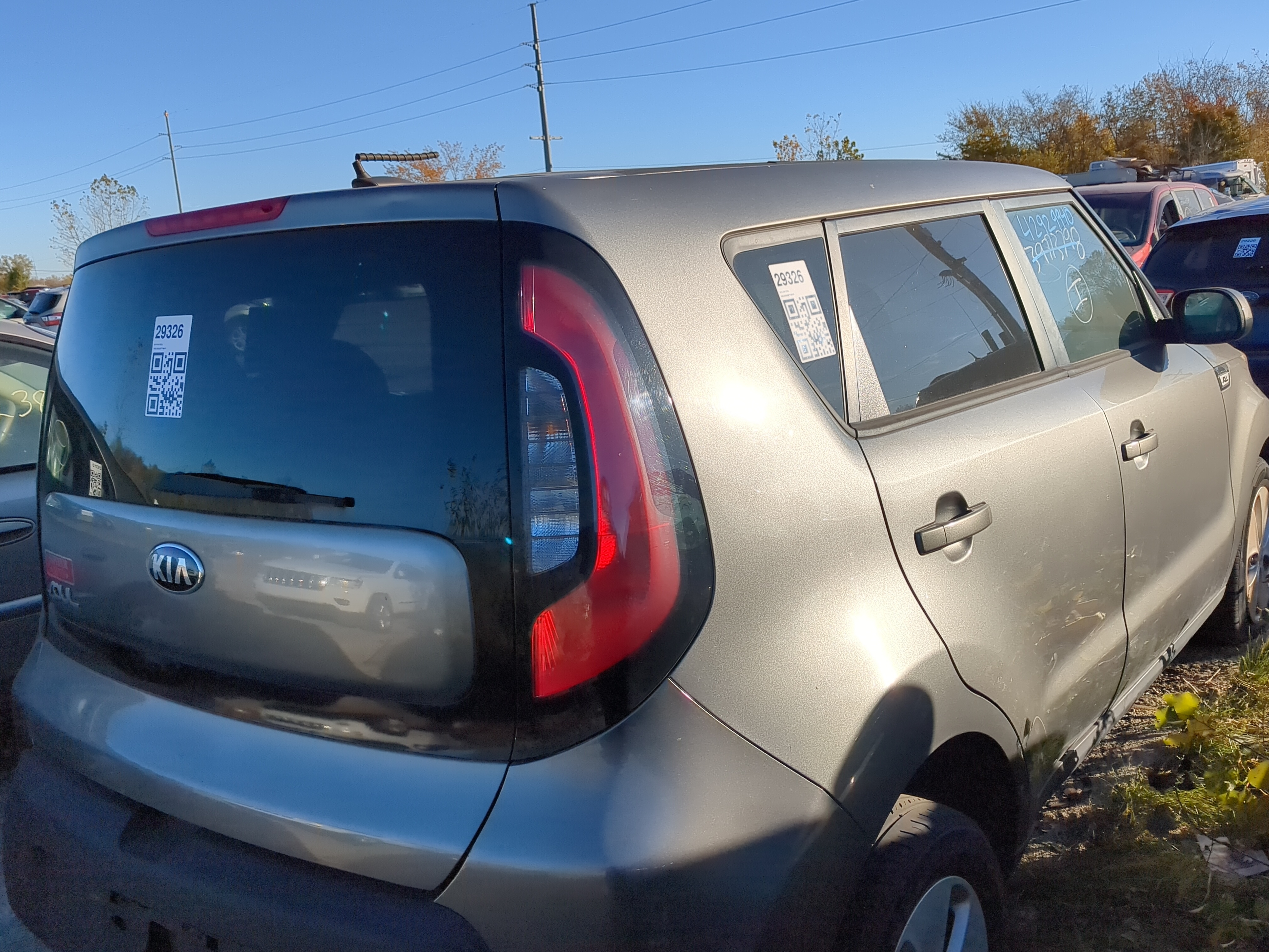 2014-2019 Kia Soul Passenger Right Side Tail Light Taillight Oem 1221857 - Oemusedautoparts1.com