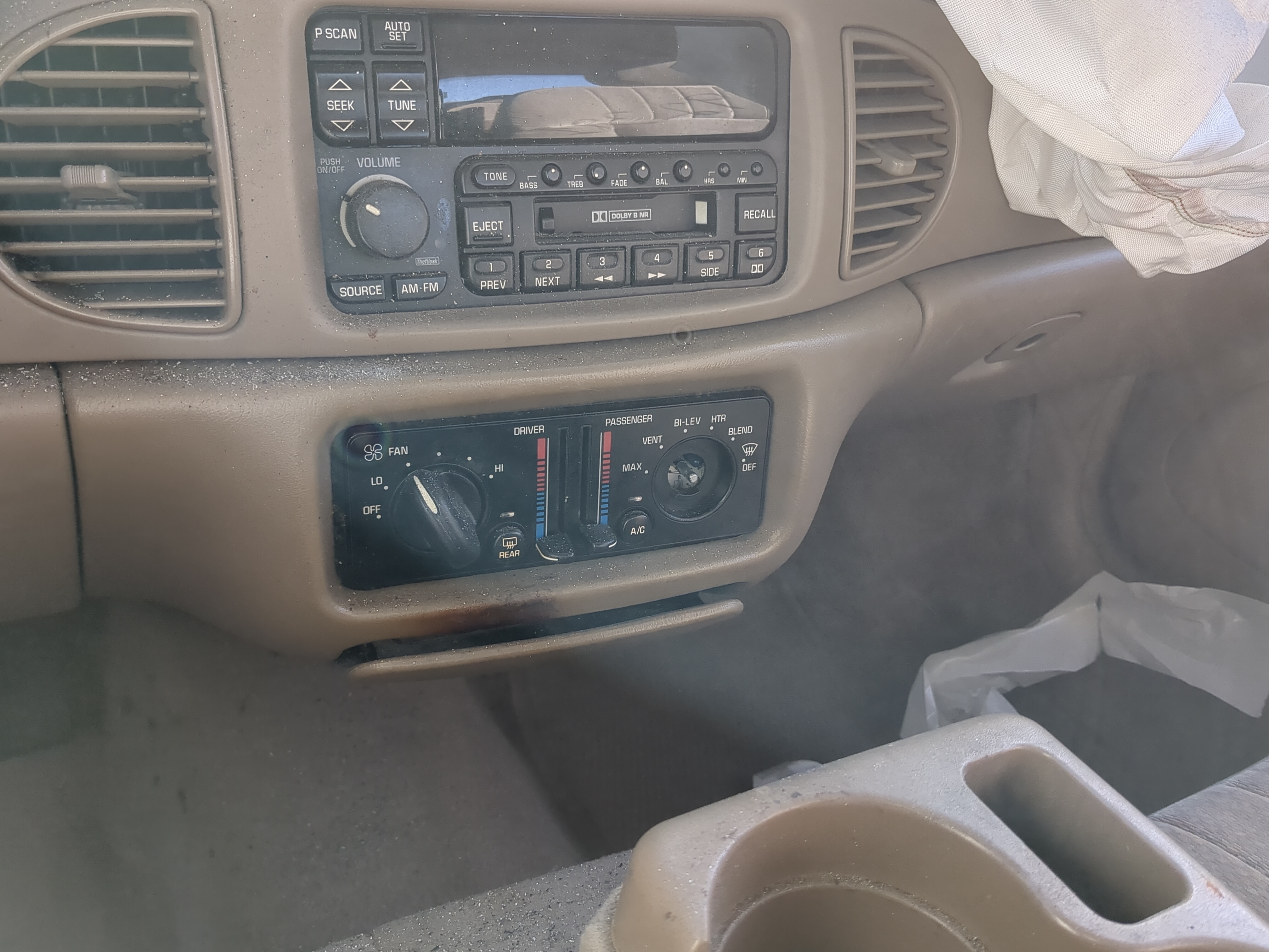 2000-2005 Buick Century Ac Heater Climate Control 1222241 - Oemusedautoparts1.com