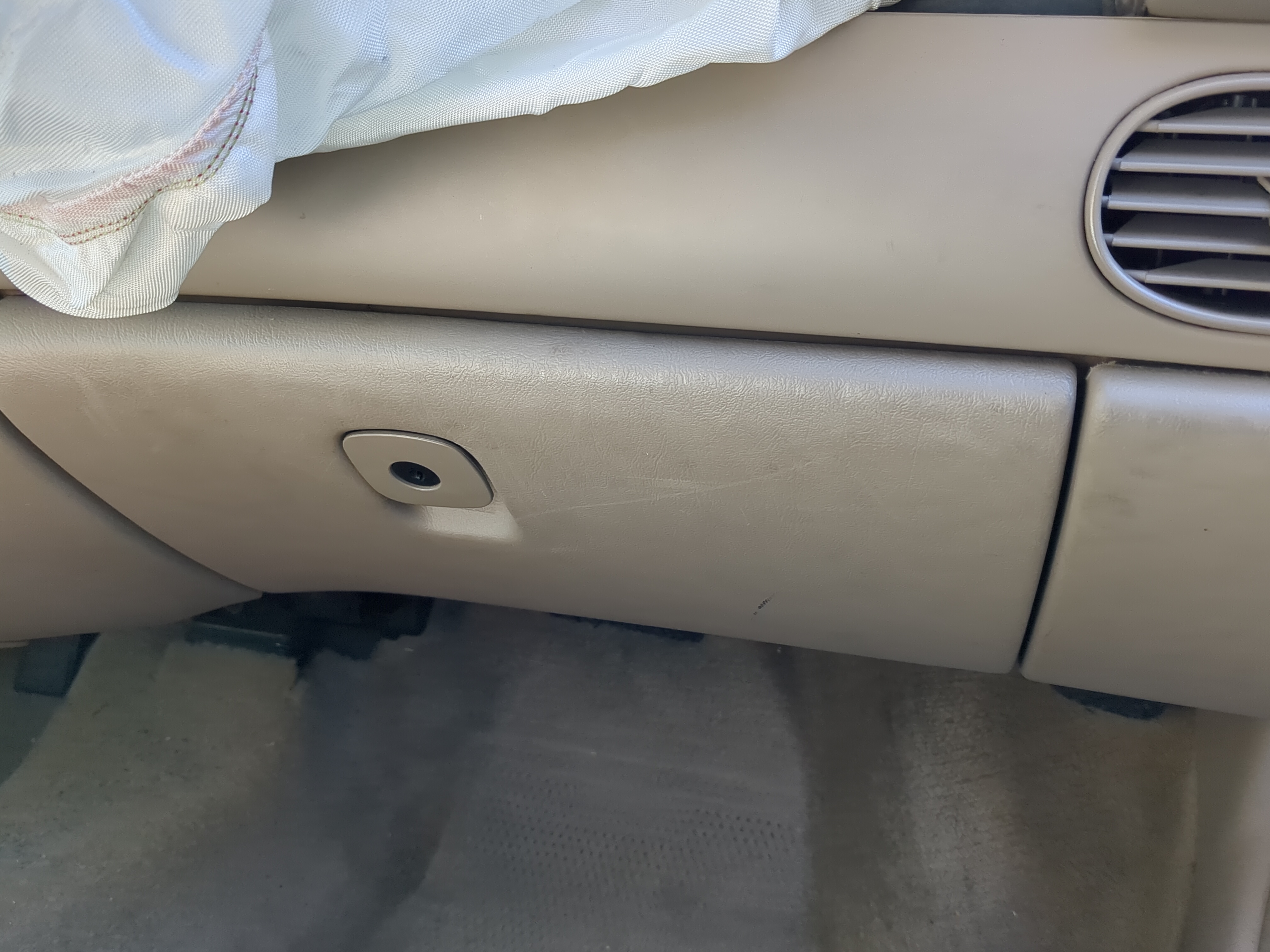 2003 Buick Century Passenger Glove Box Door Storage Compartment OEM 1222295 - Oemusedautoparts1.com