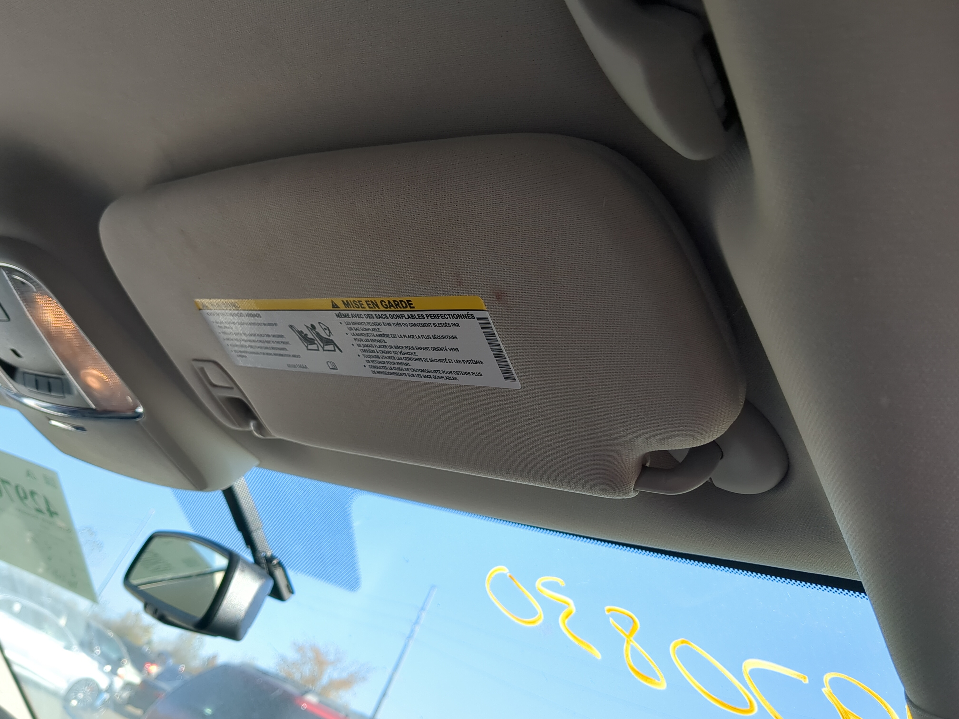 2011-2013 Jeep Grand Cherokee Passenger Sun Visor Mirror Right Sunvisor 1222453 - Oemusedautoparts1.com