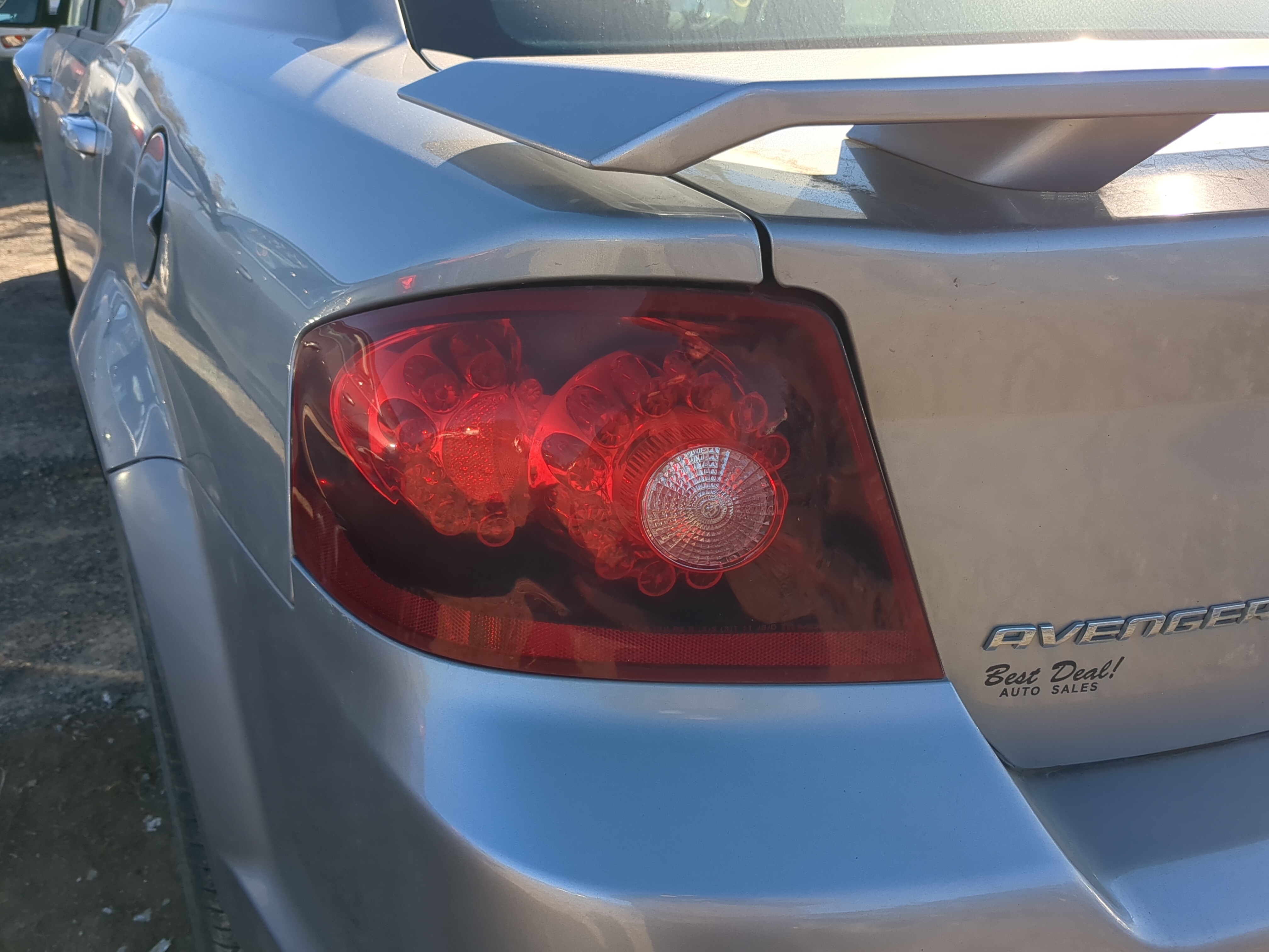 2011-2014 Dodge Avenger Driver Left Side Tail Light Taillight Oem 1222506 - Oemusedautoparts1.com