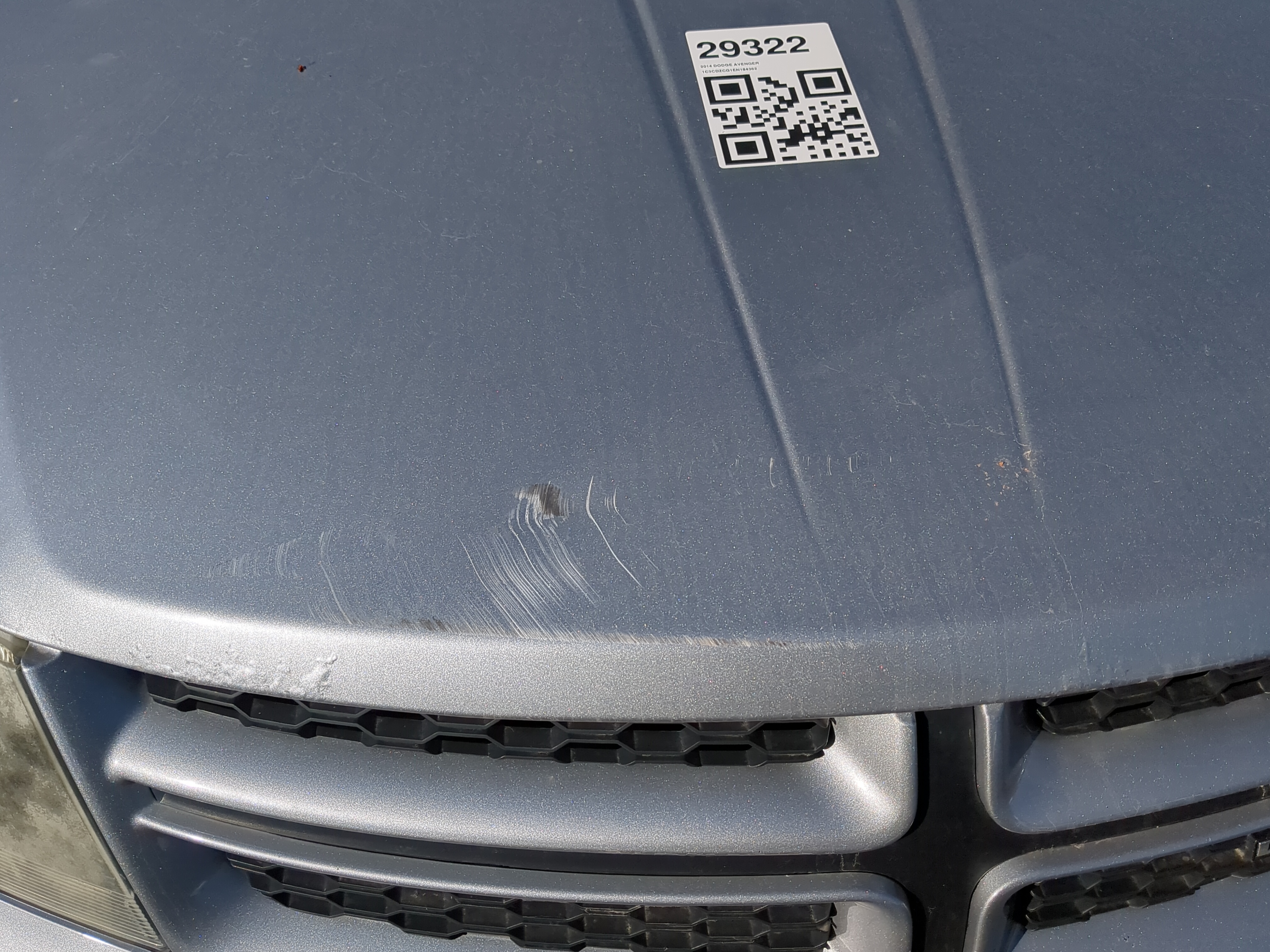 2008-2014 Dodge Avenger Hood Oem 1222550 - Oemusedautoparts1.com