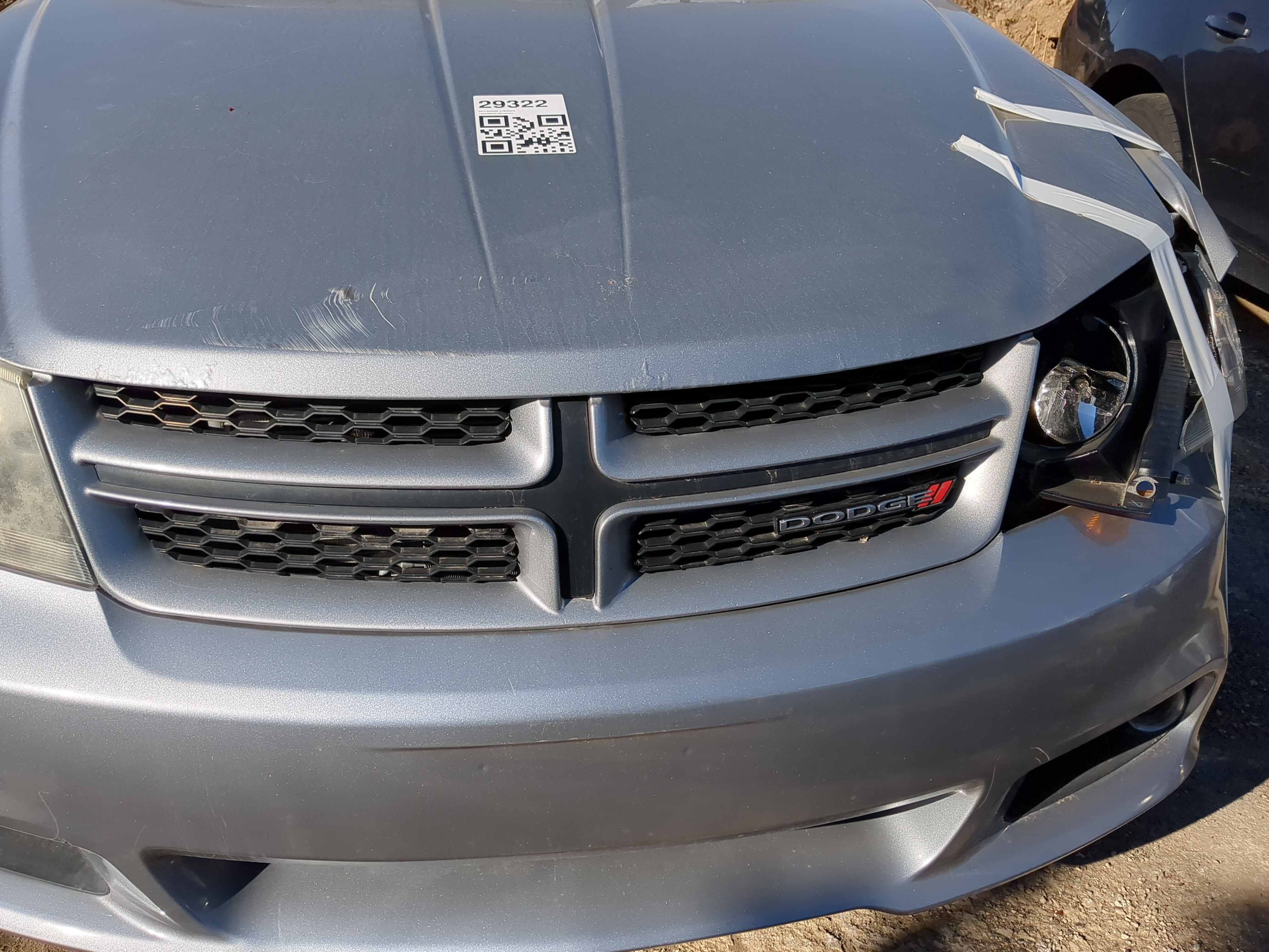 2011-2014 Dodge Avenger Front Grille Bumper Not Included 1222580 - Oemusedautoparts1.com