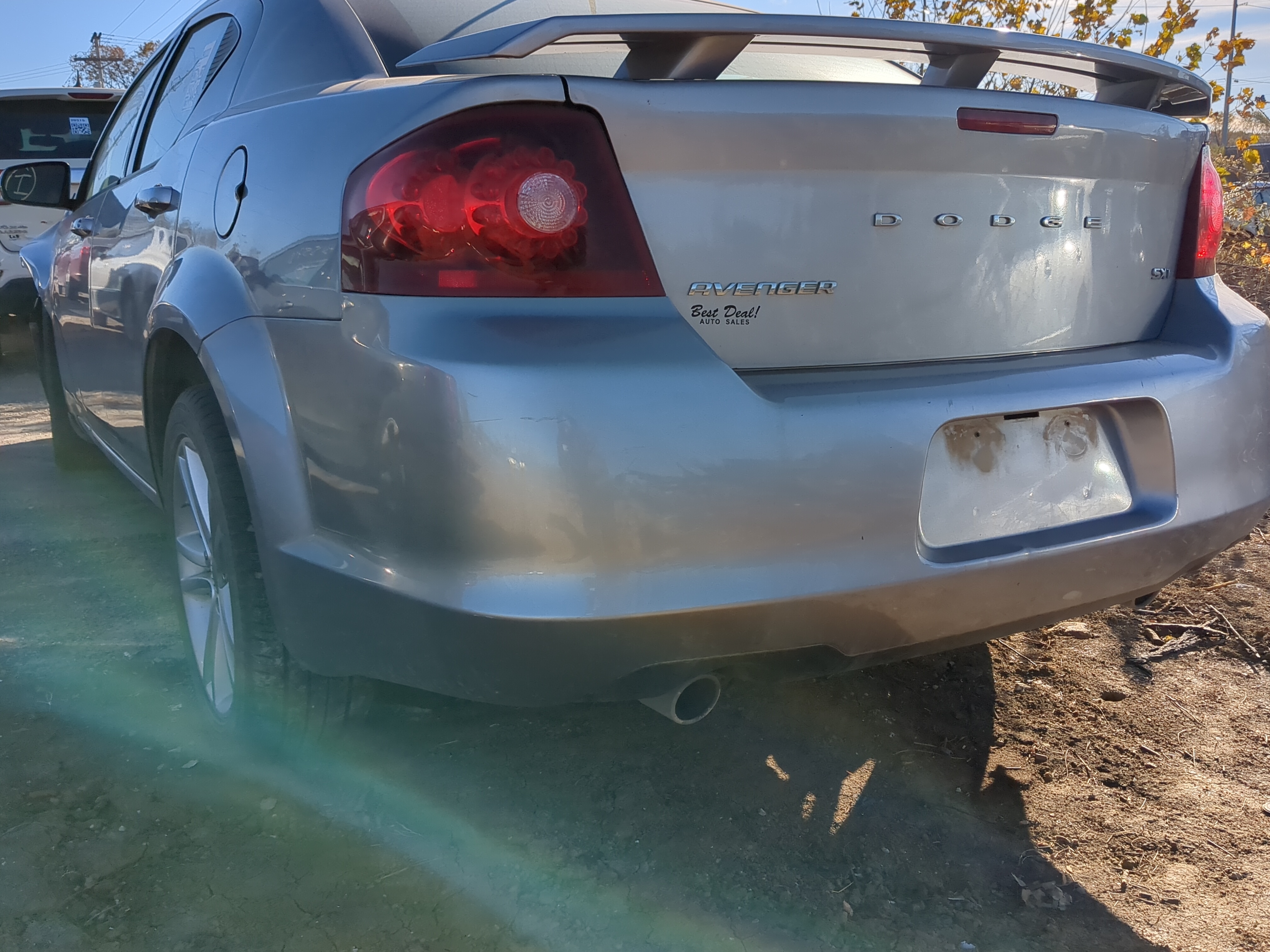 2011-2014 Dodge Avenger Rear Bumper Assembly Oem 1222666 - Oemusedautoparts1.com