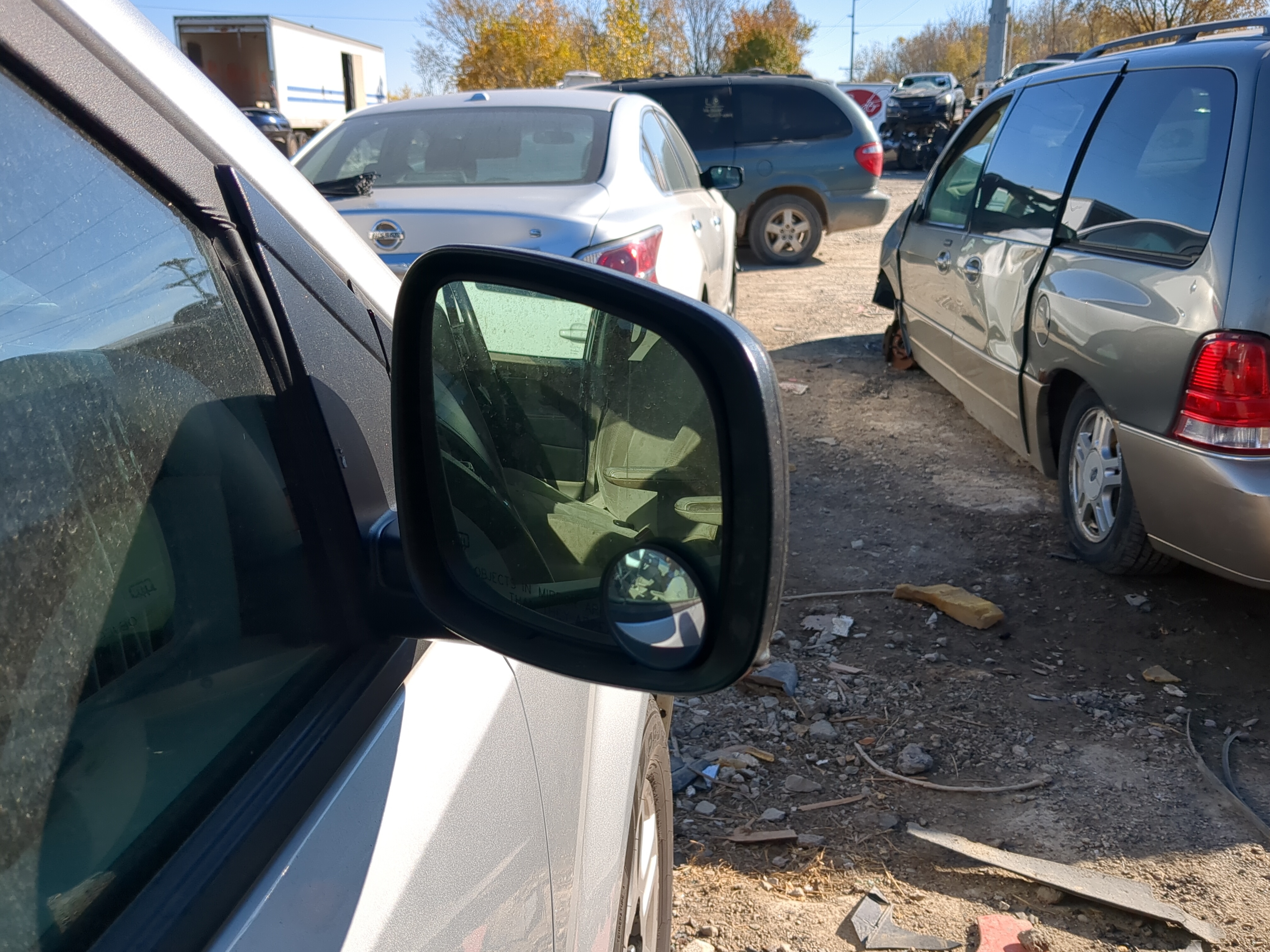 2011 Dodge Grand Caravan Passenger Right Side View Power Door Mirror 1222765 - Oemusedautoparts1.com
