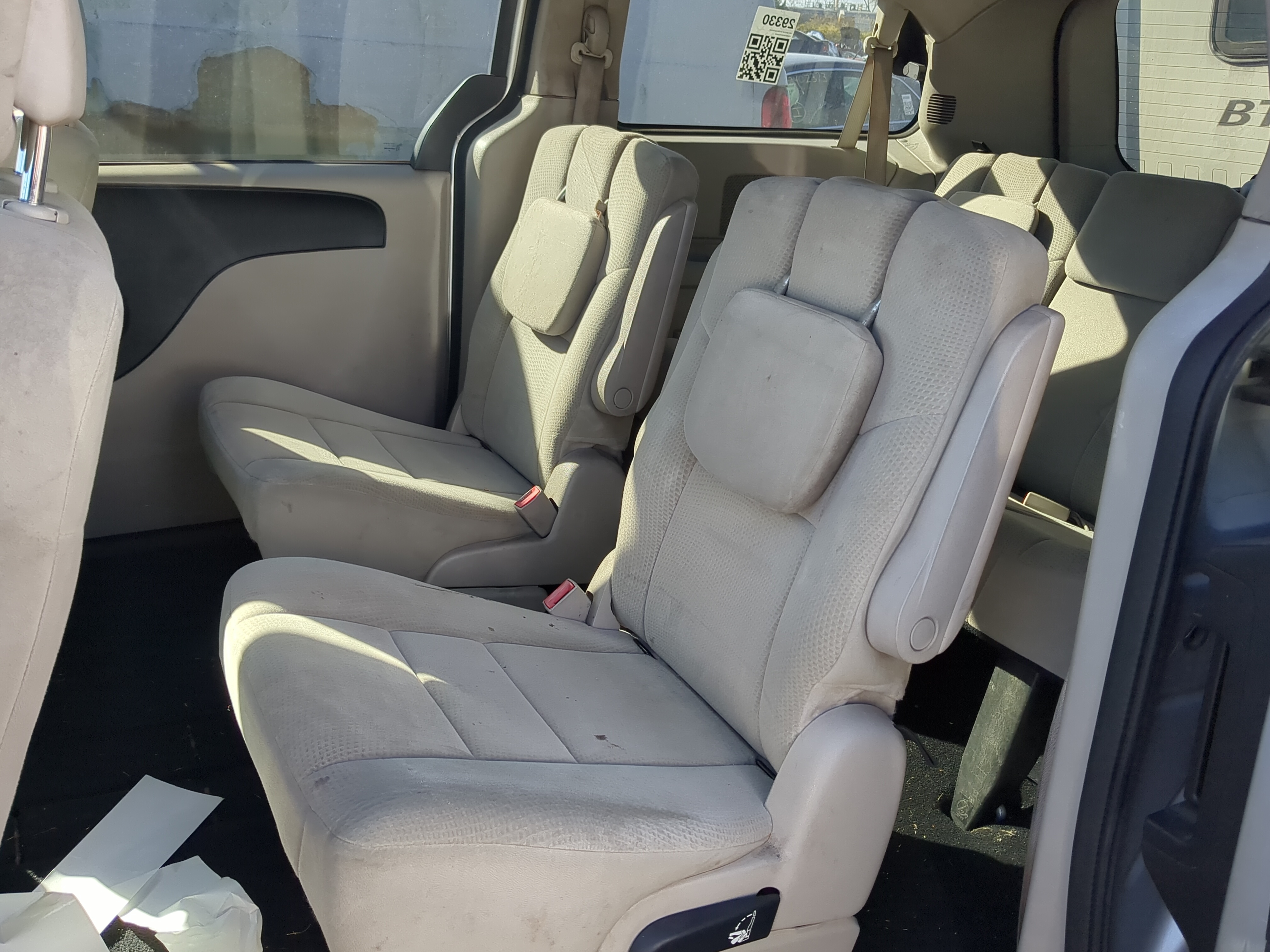 2012 Dodge Grand Caravan Rear Seat Oem 1222904 - Oemusedautoparts1.com