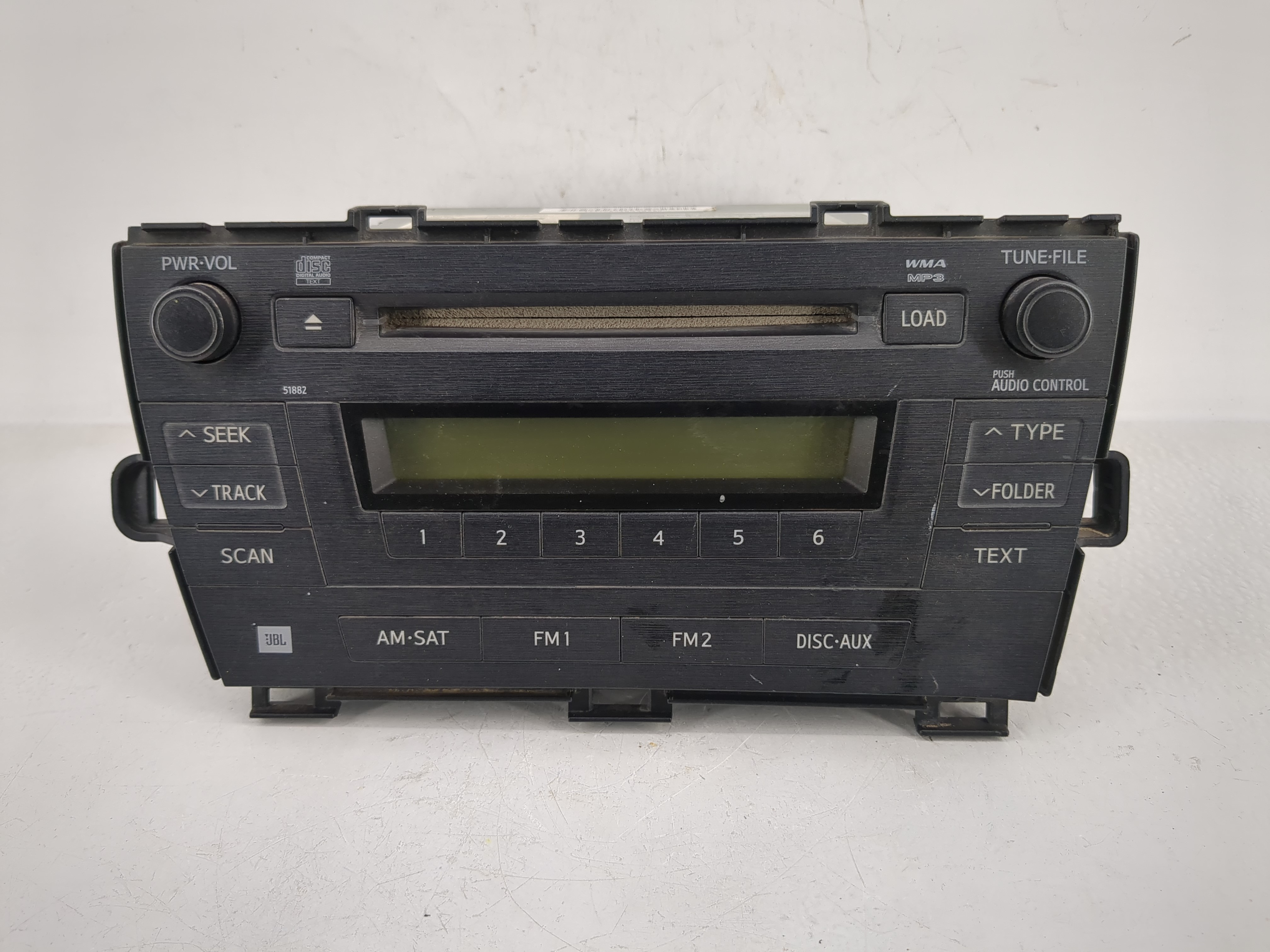 2010-2011 Toyota Prius Am Fm Cd Player Radio Receiver 1223019 - Oemusedautoparts1.com