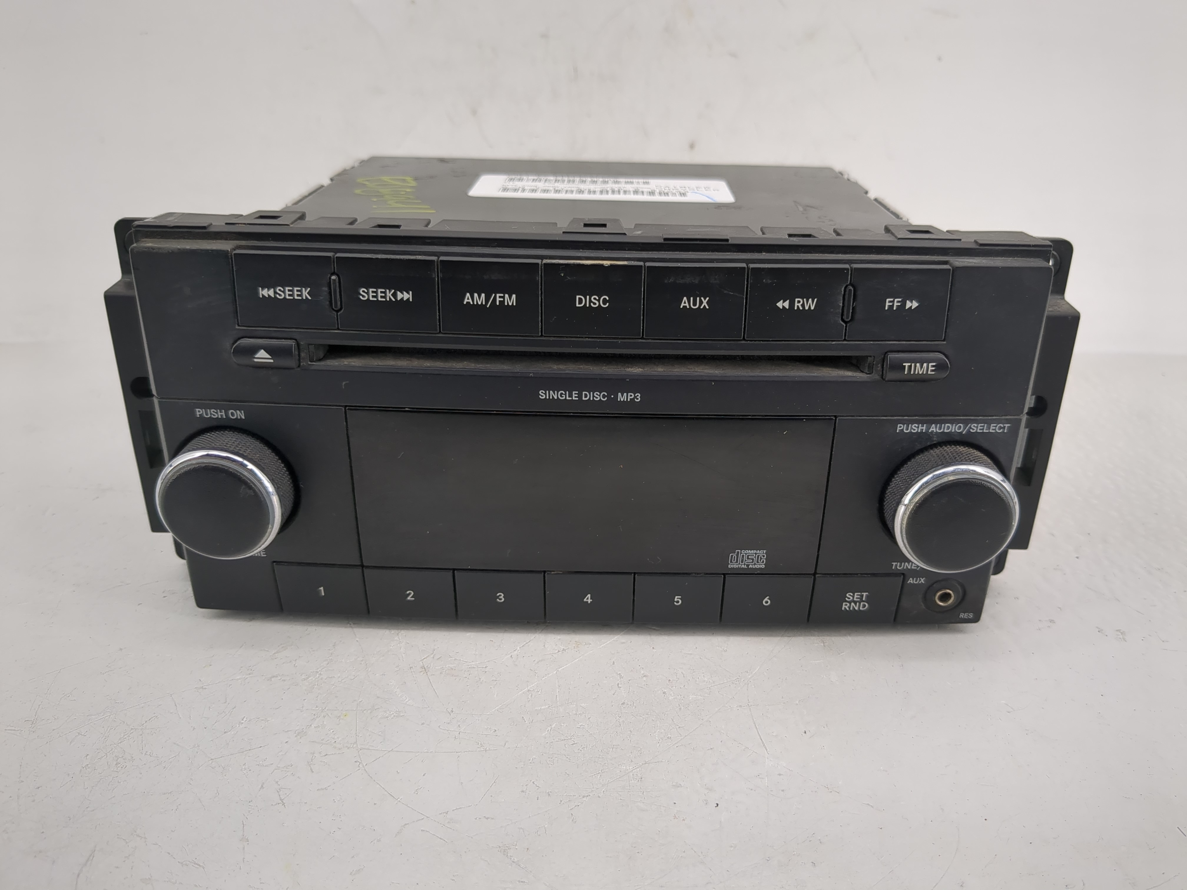 2008-2010 Dodge Charger Am Fm Cd Player Radio Receiver 1223021 - Oemusedautoparts1.com